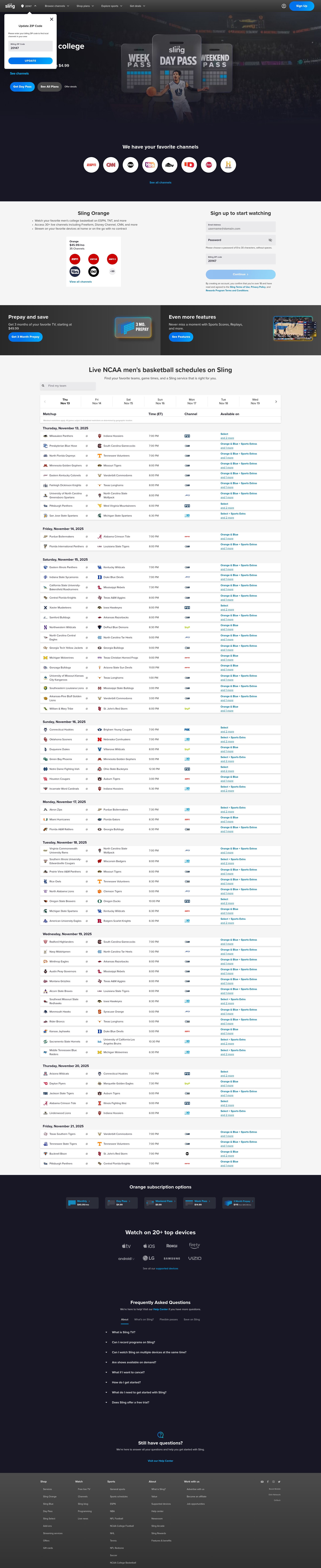 Landing Page