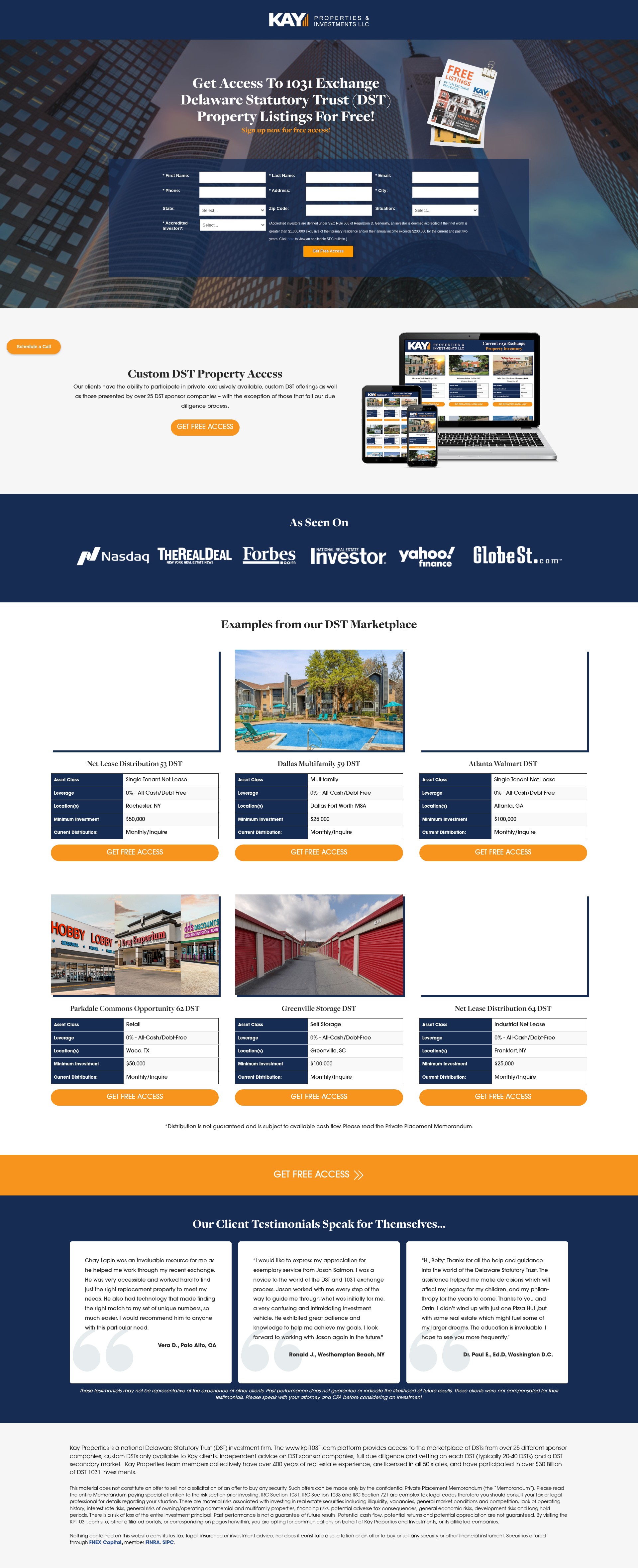 Landing Page
