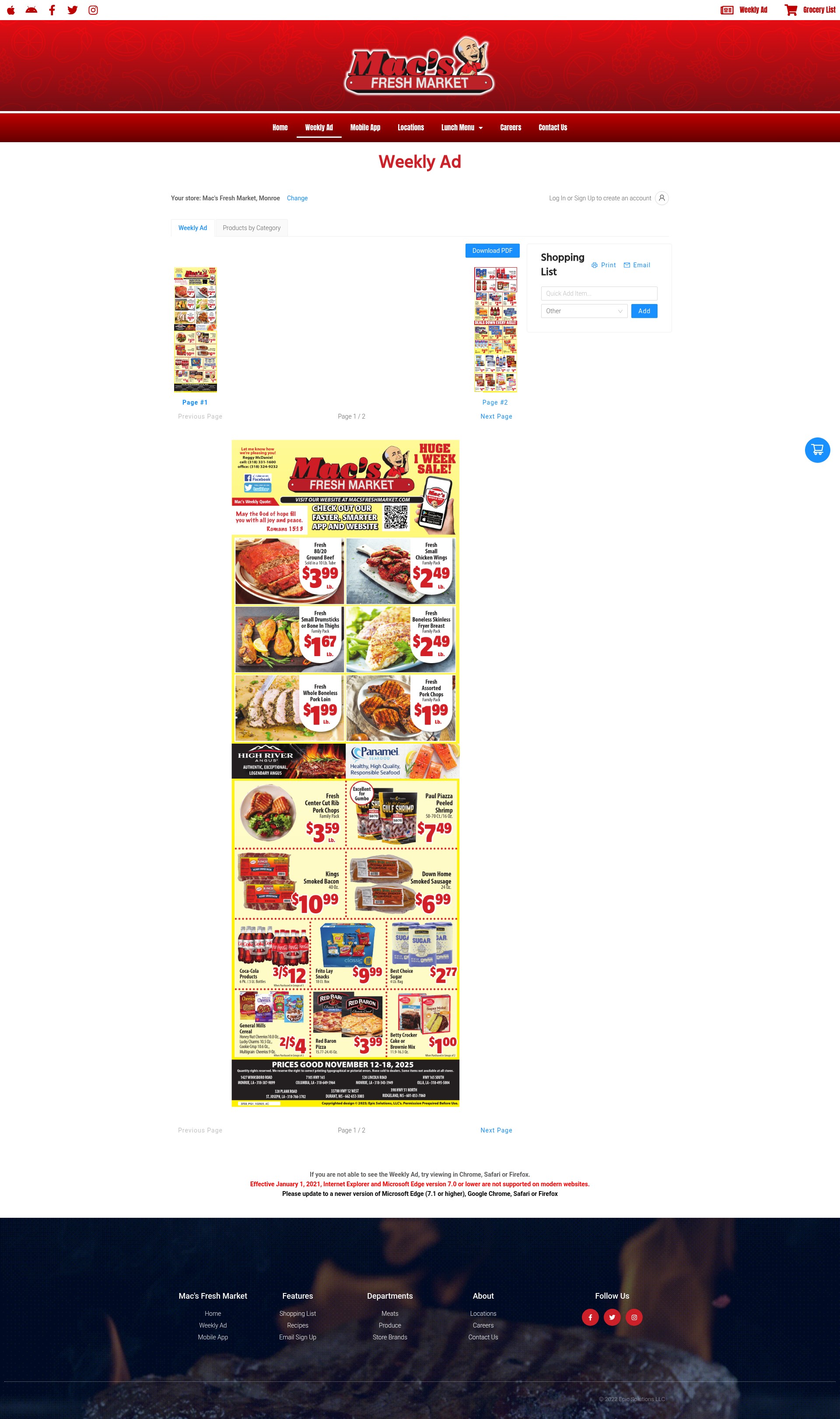 Landing Page