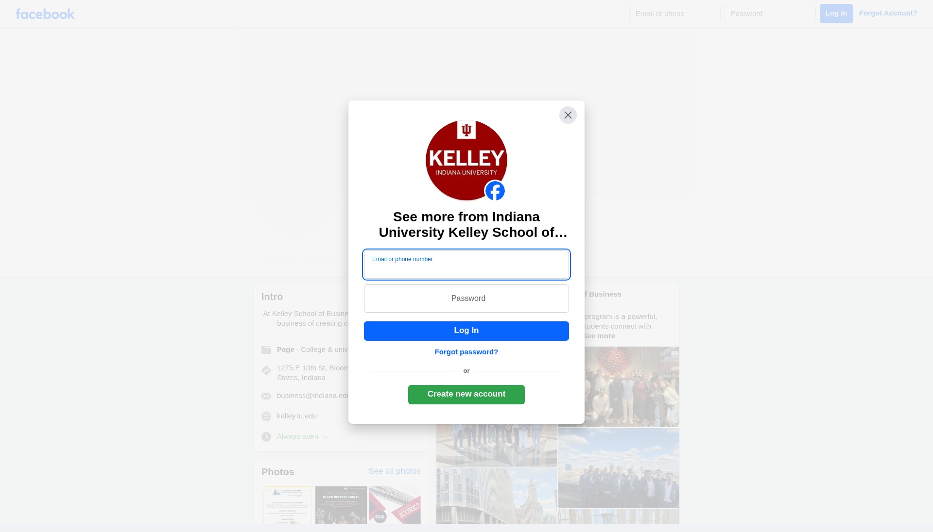 Landing Page
