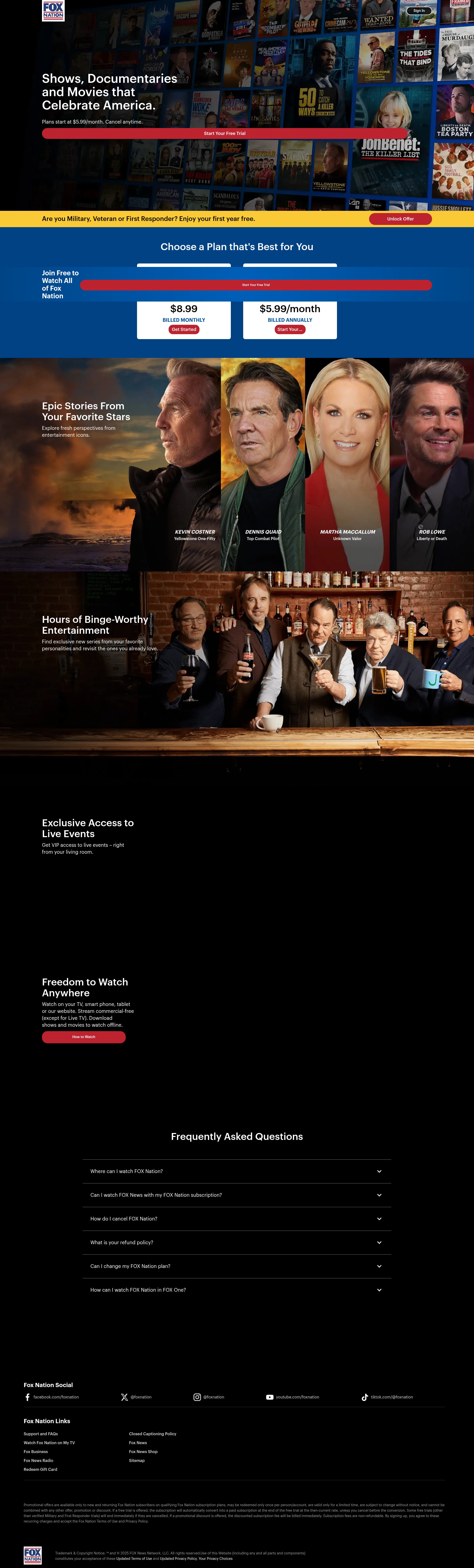 Landing Page