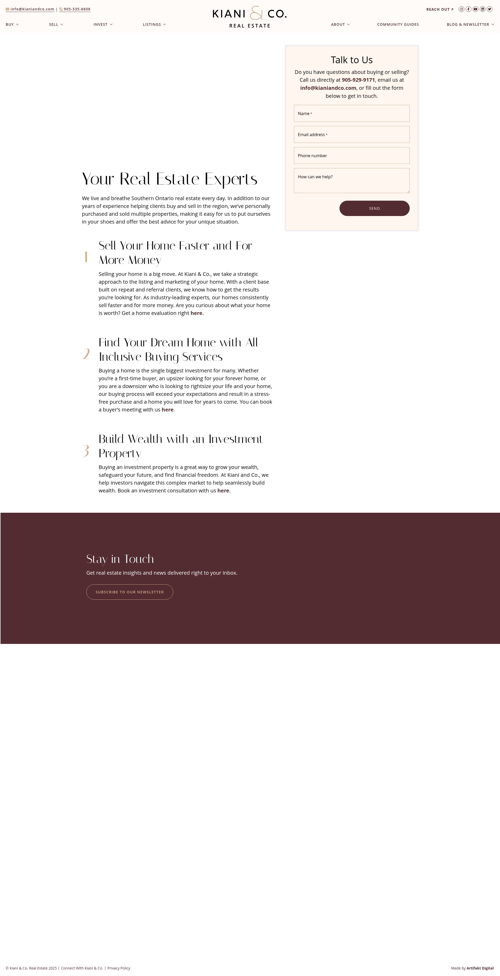 Landing Page