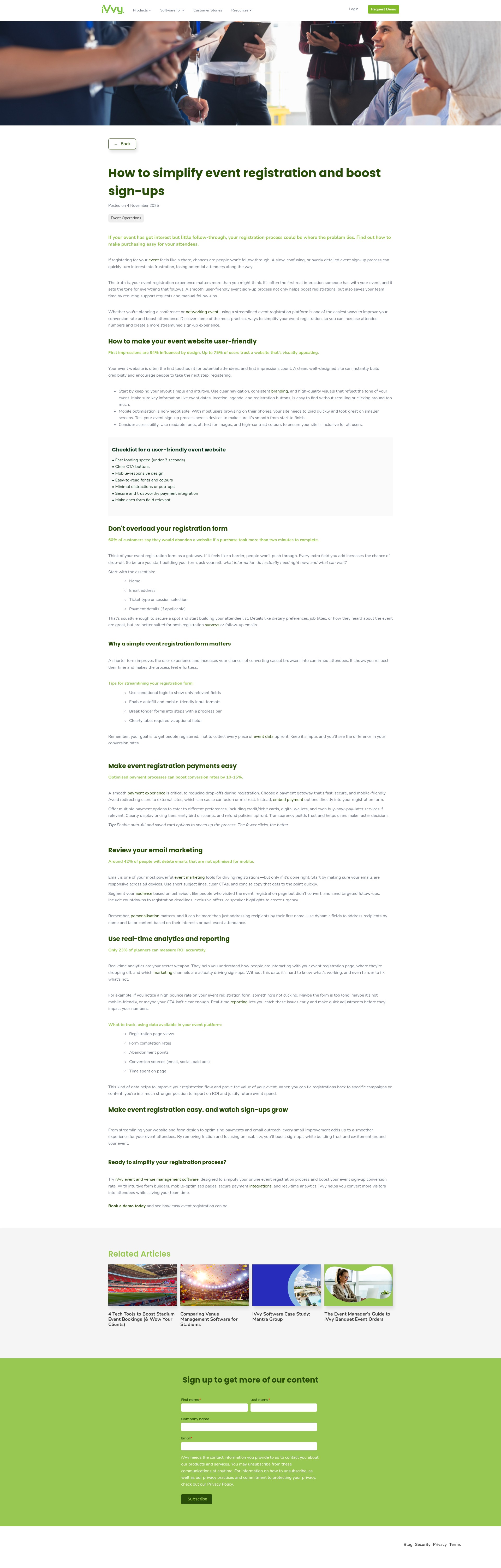 Landing Page