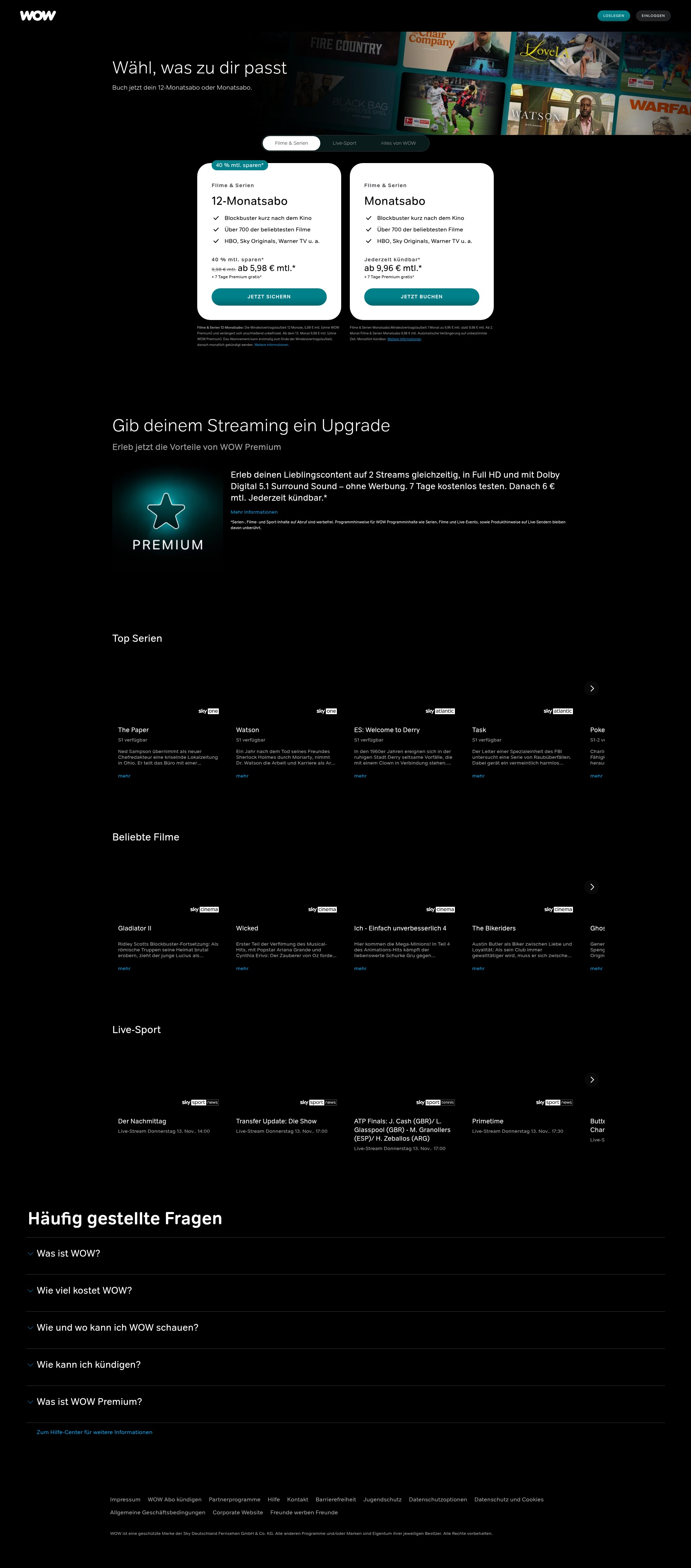 Landing Page