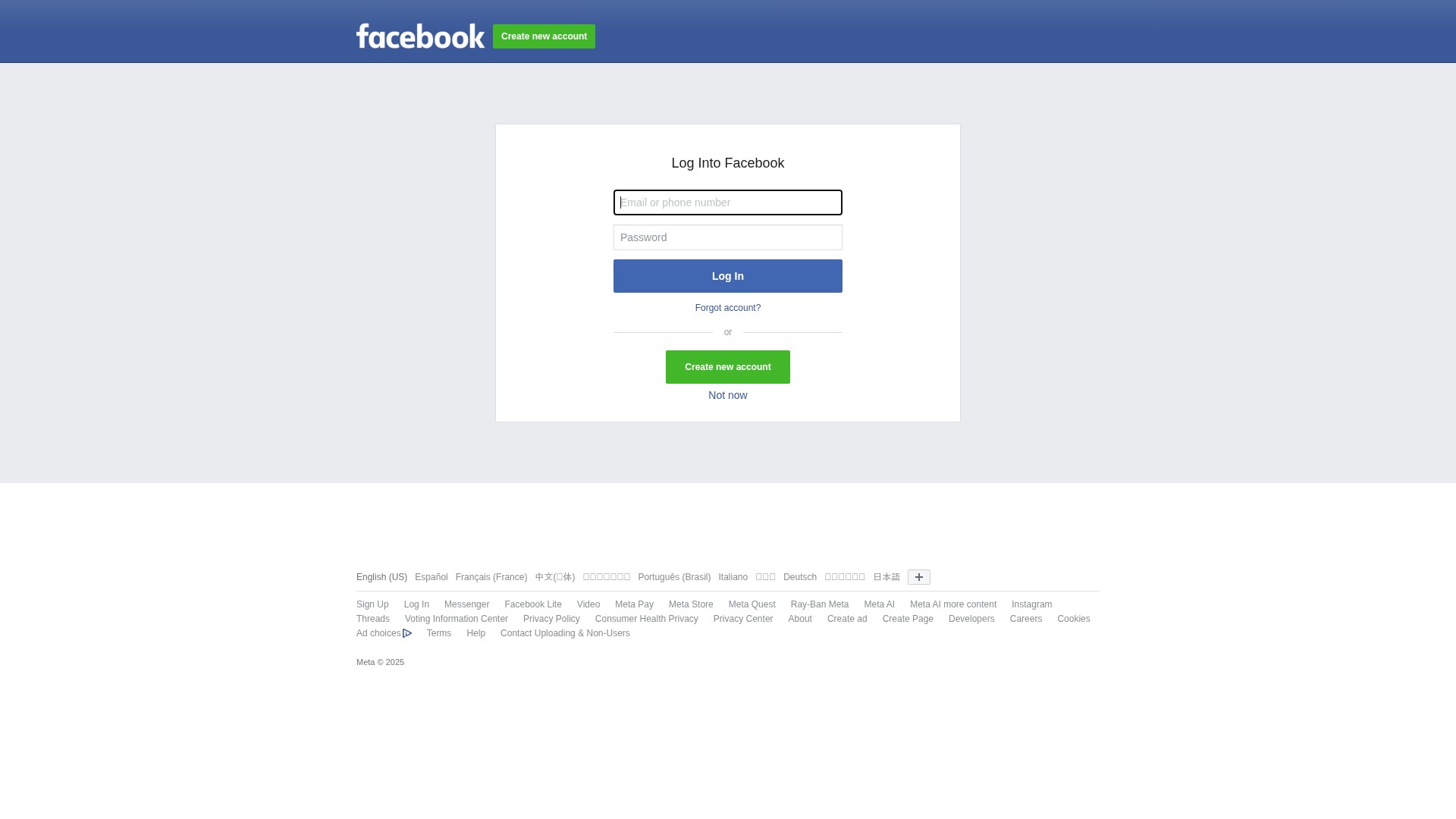 Landing Page