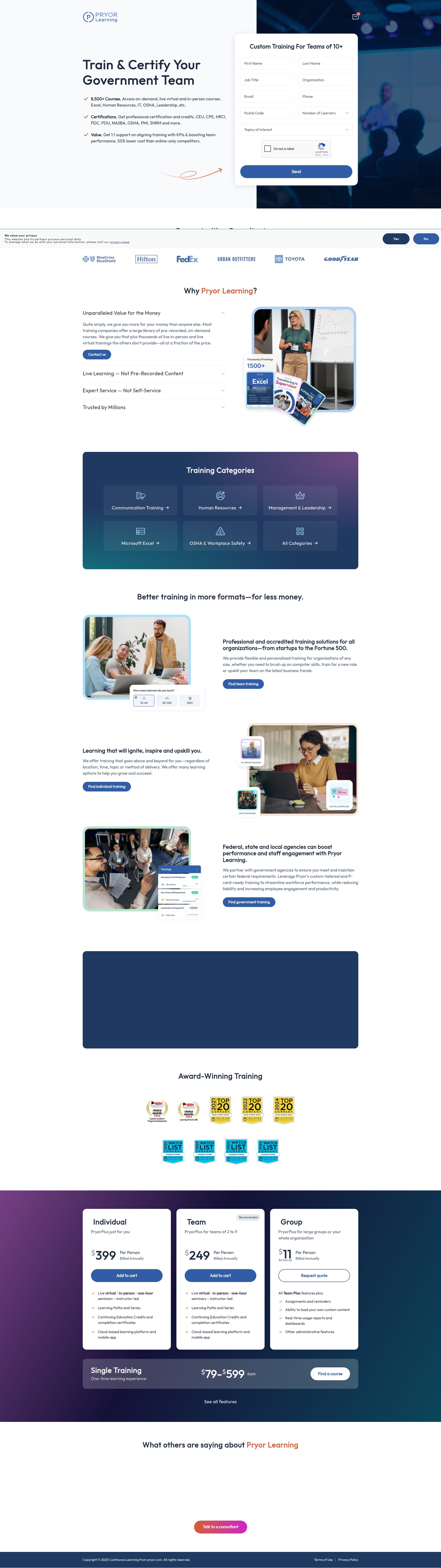 Landing Page