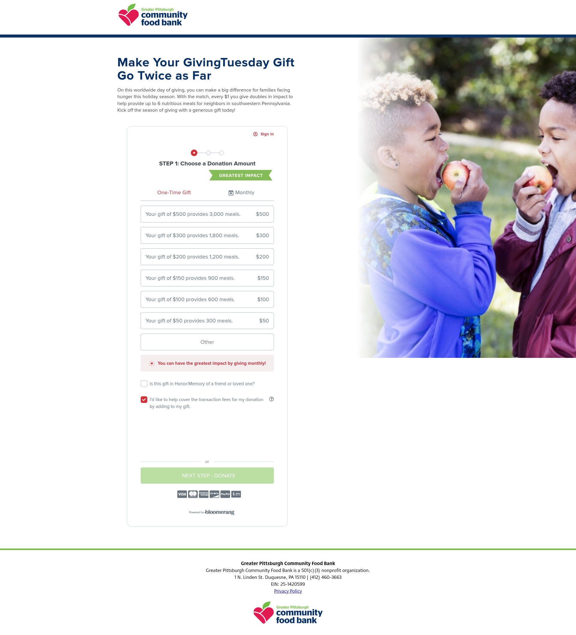 Landing Page