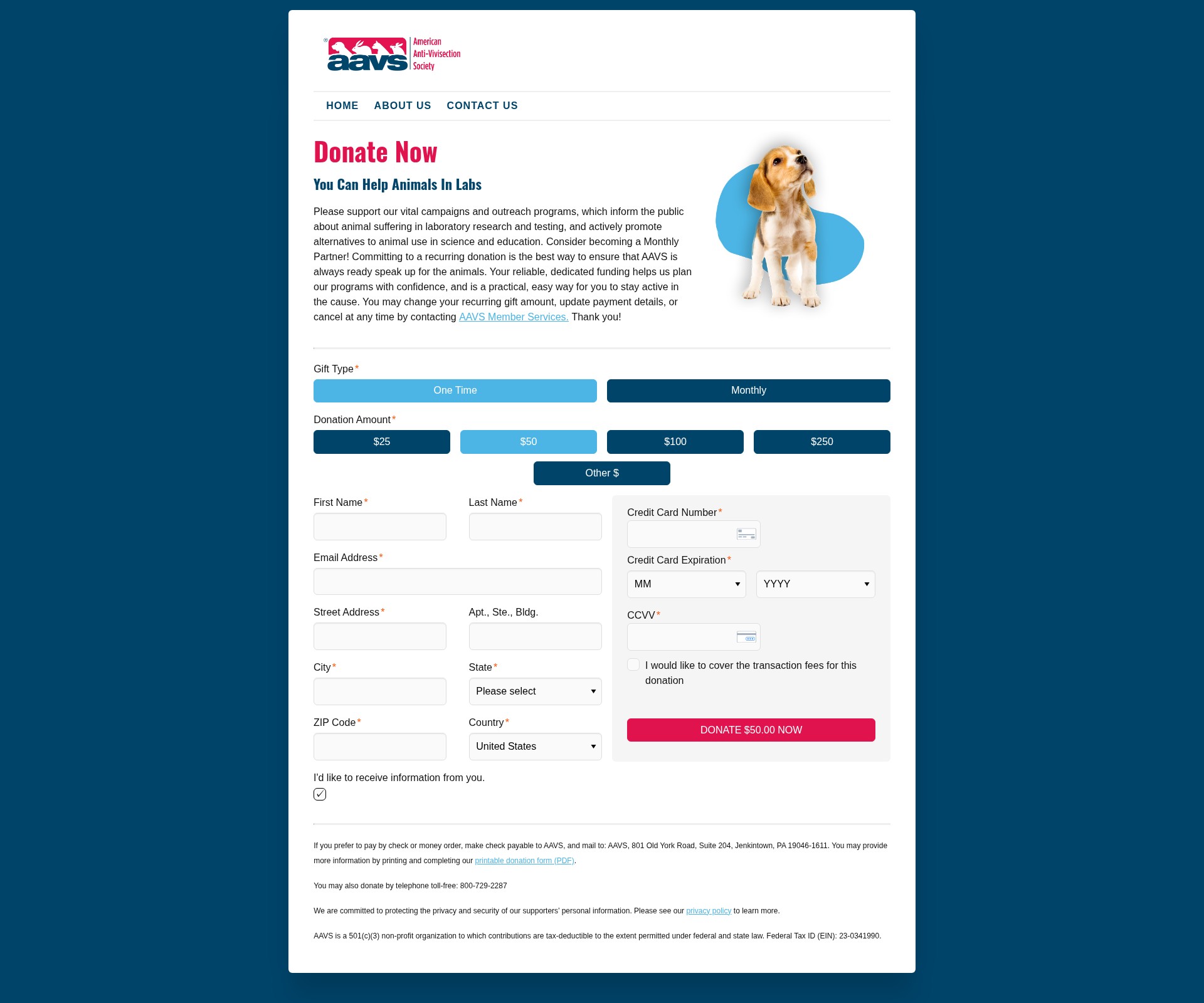 Landing Page