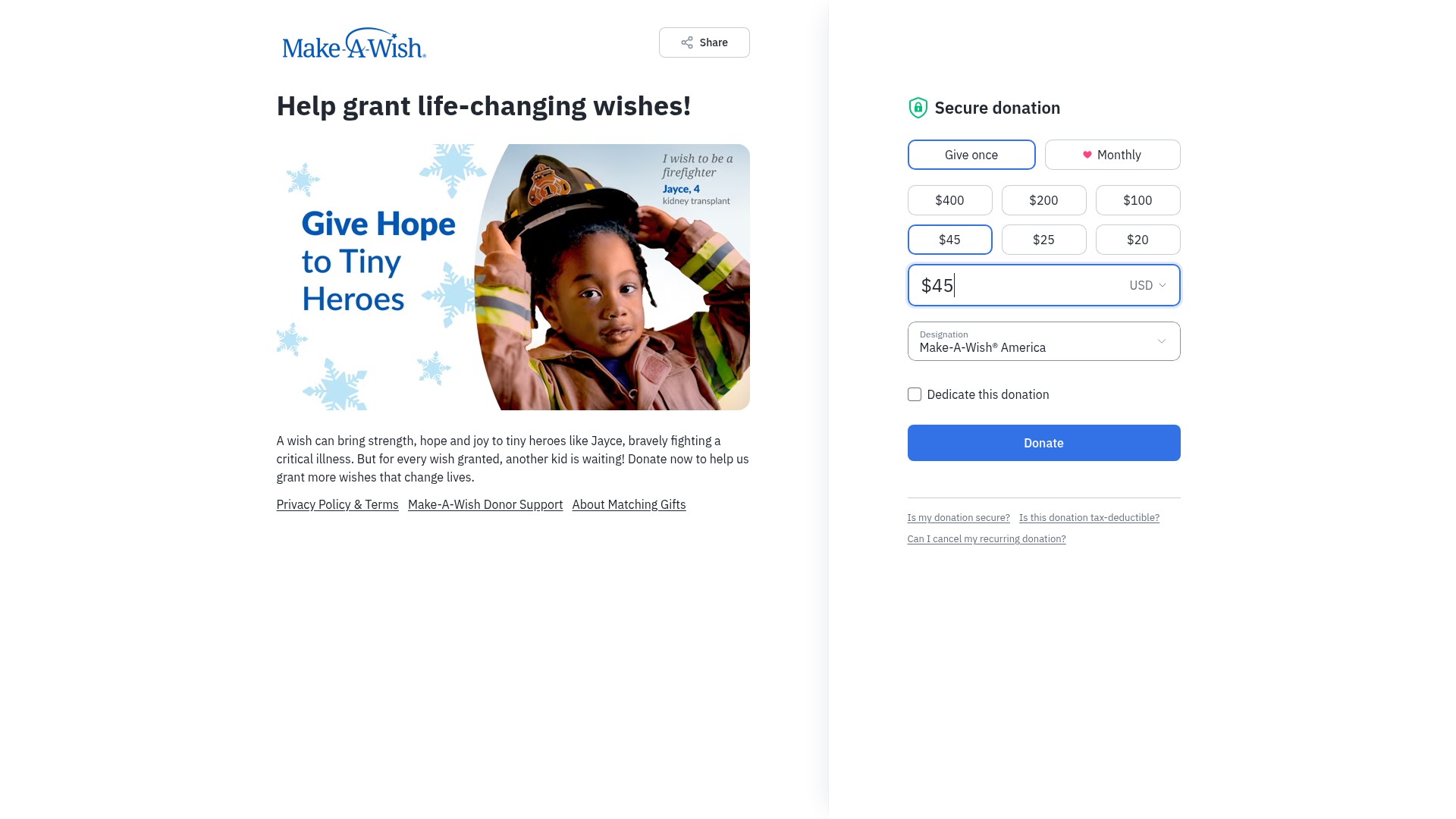 Landing Page