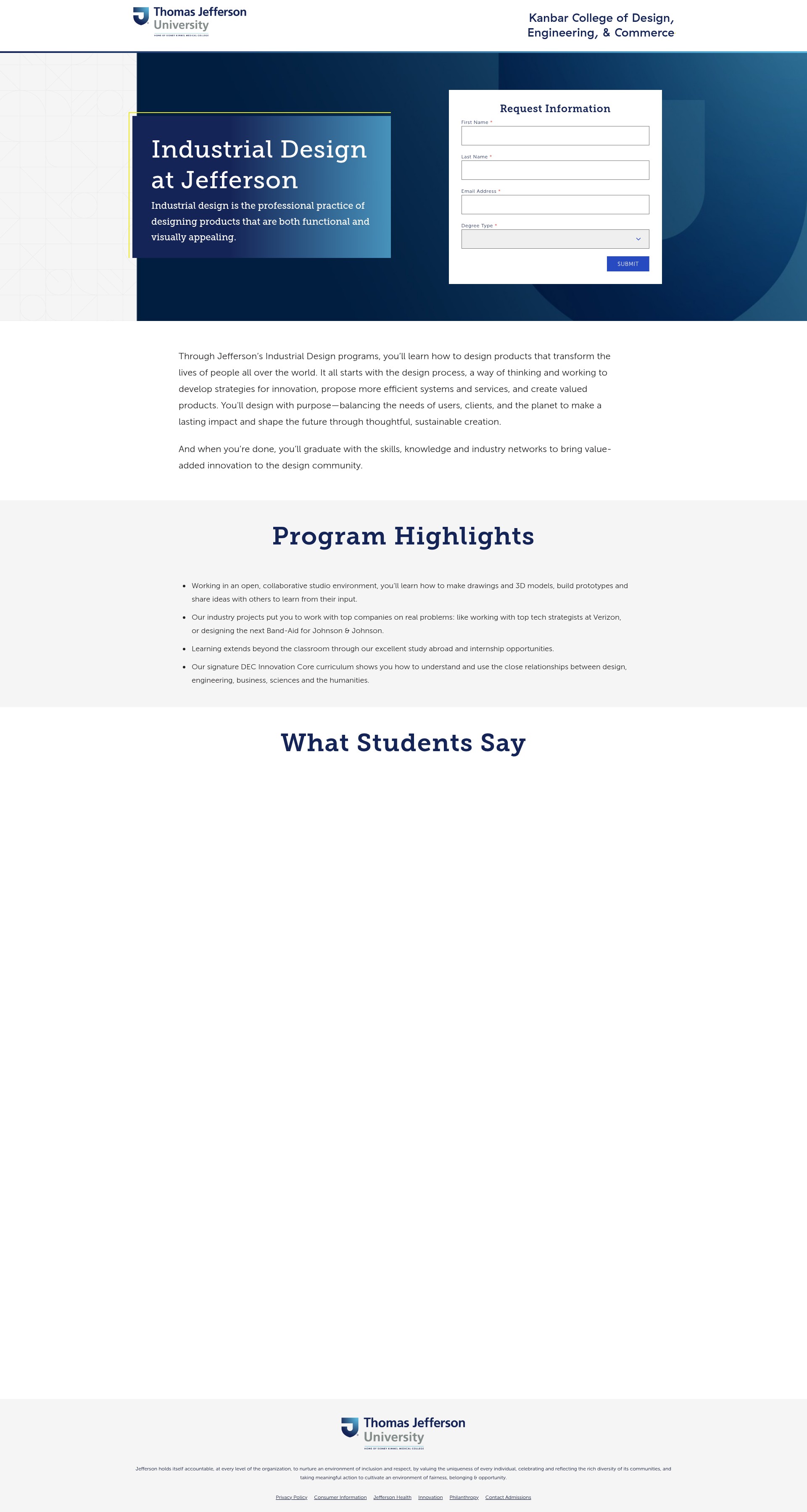 Landing Page