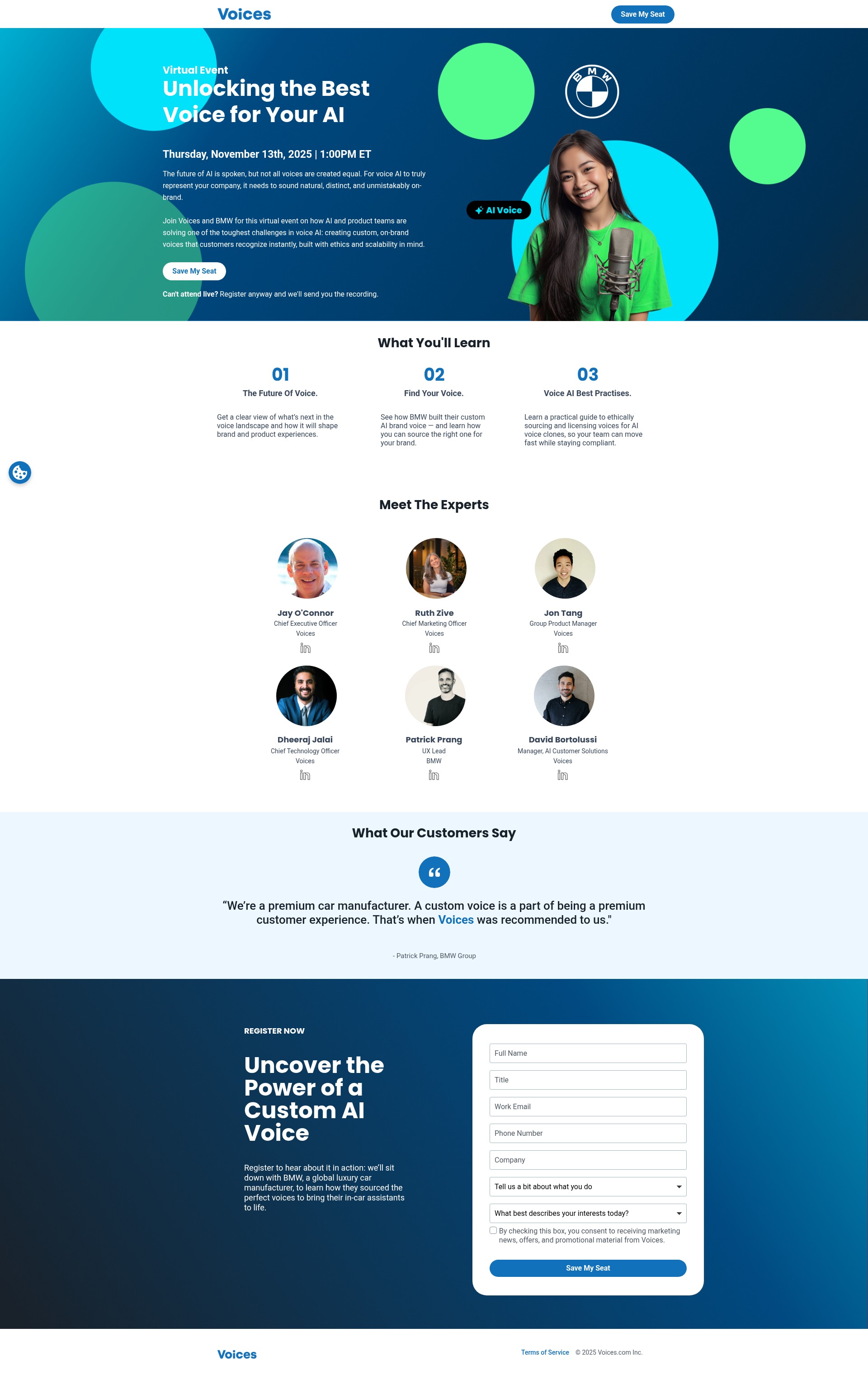 Landing Page