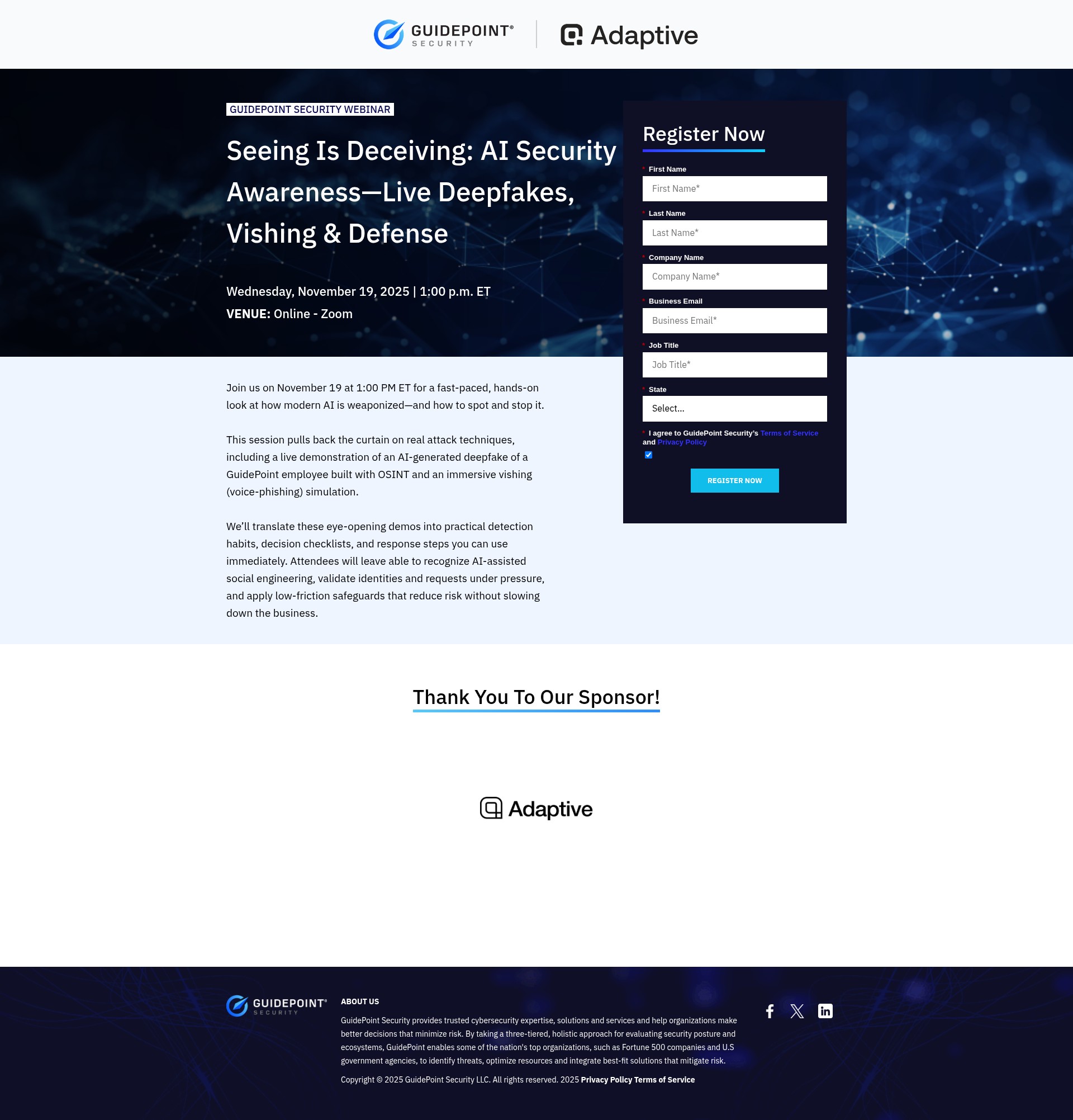 Landing Page
