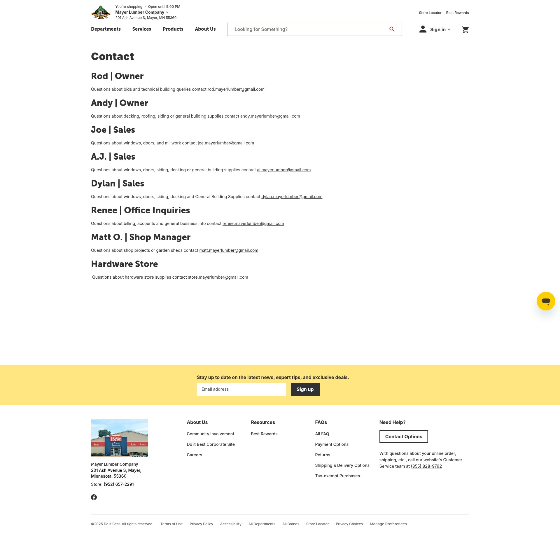 Landing Page