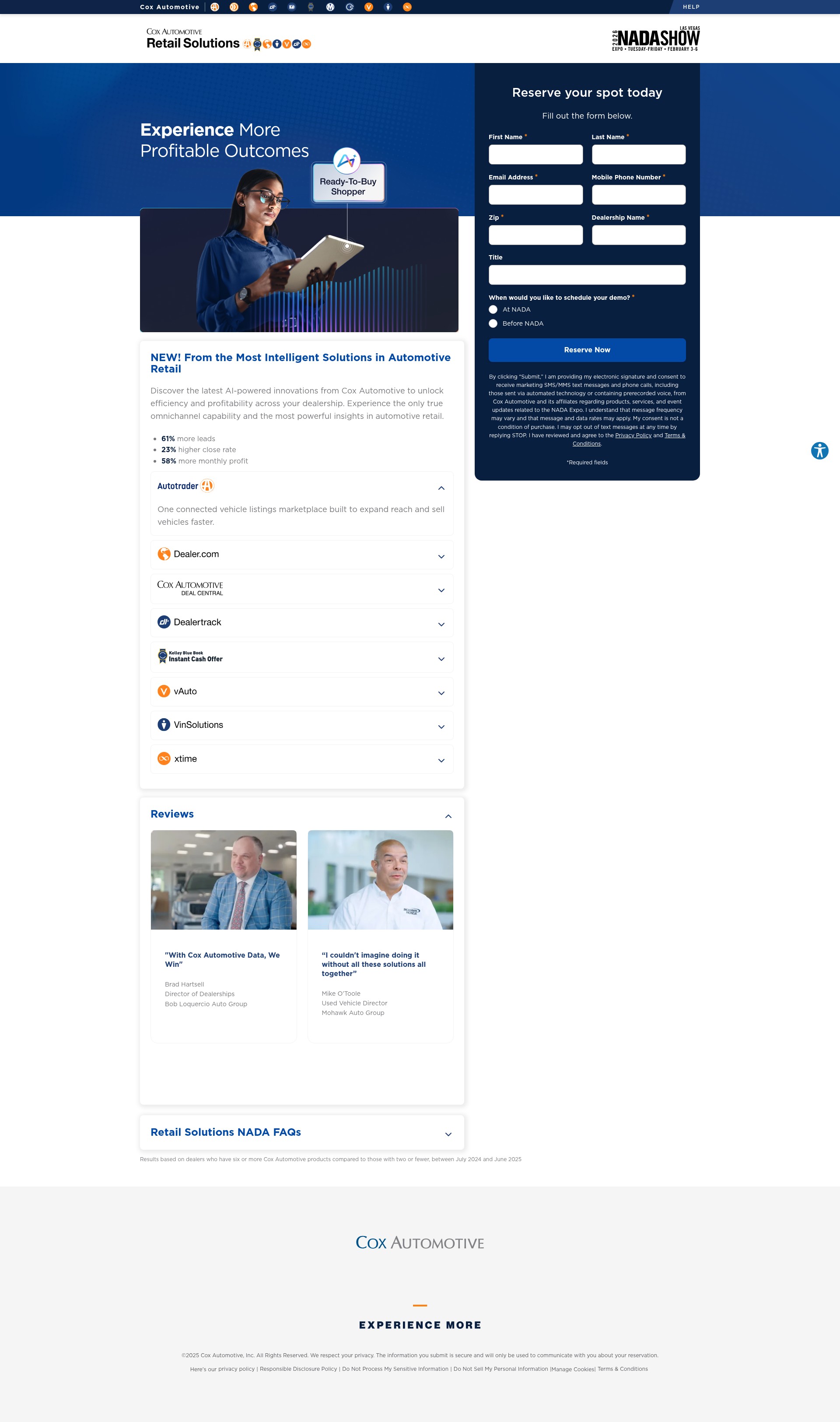 Landing Page