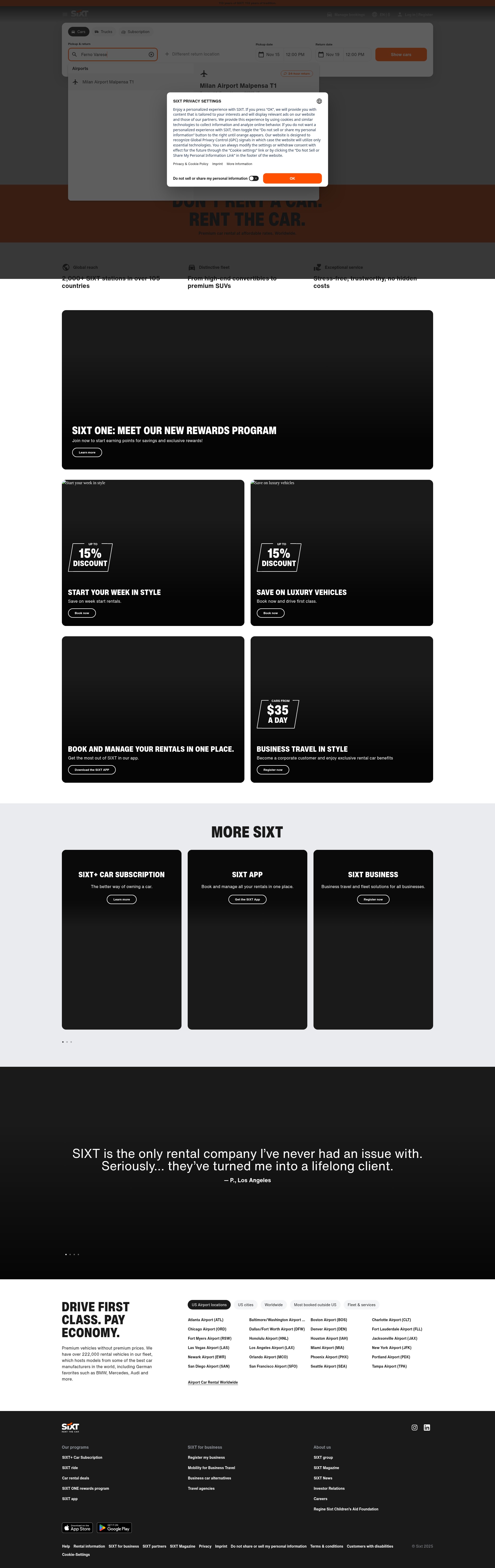 Landing Page