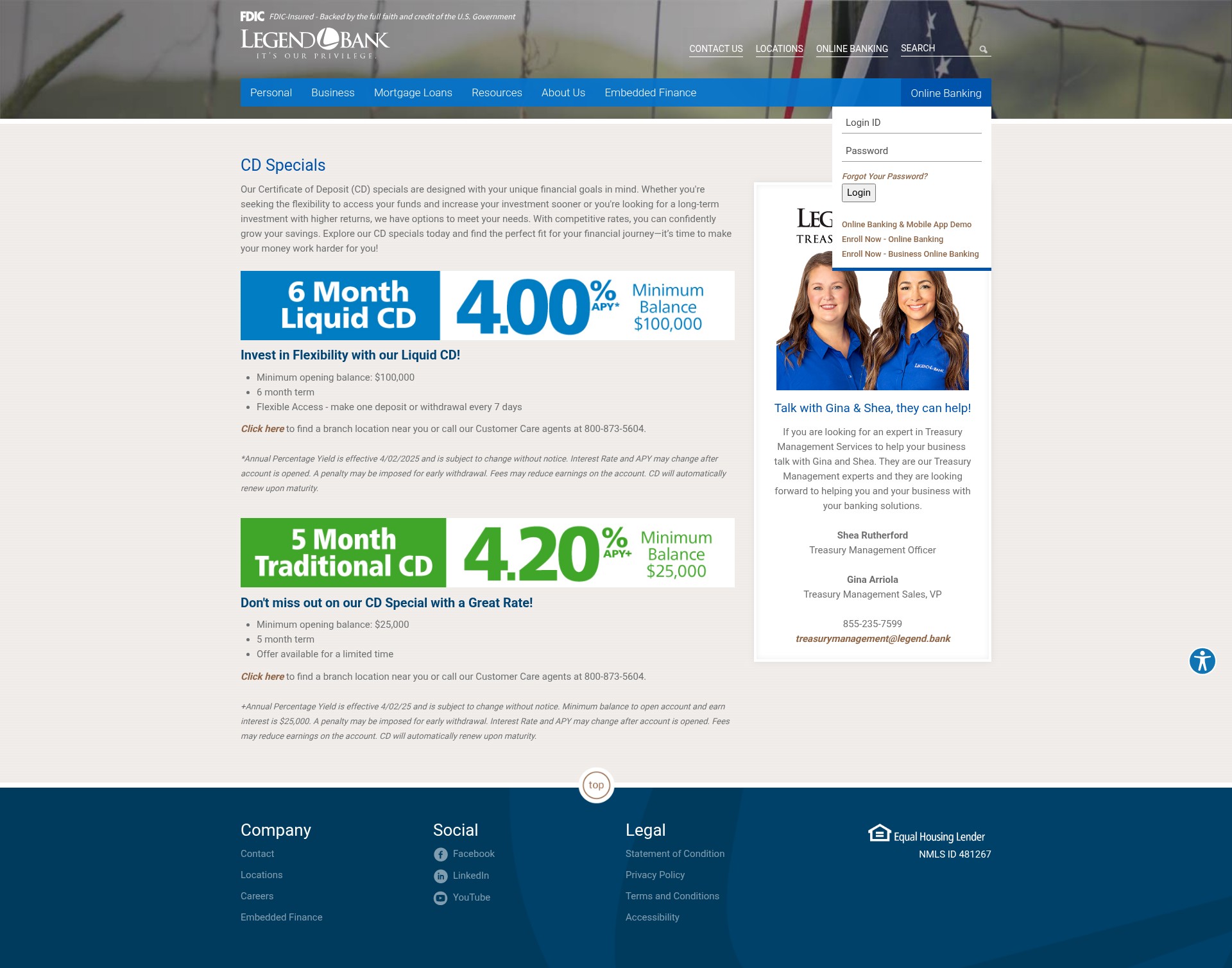 Landing Page