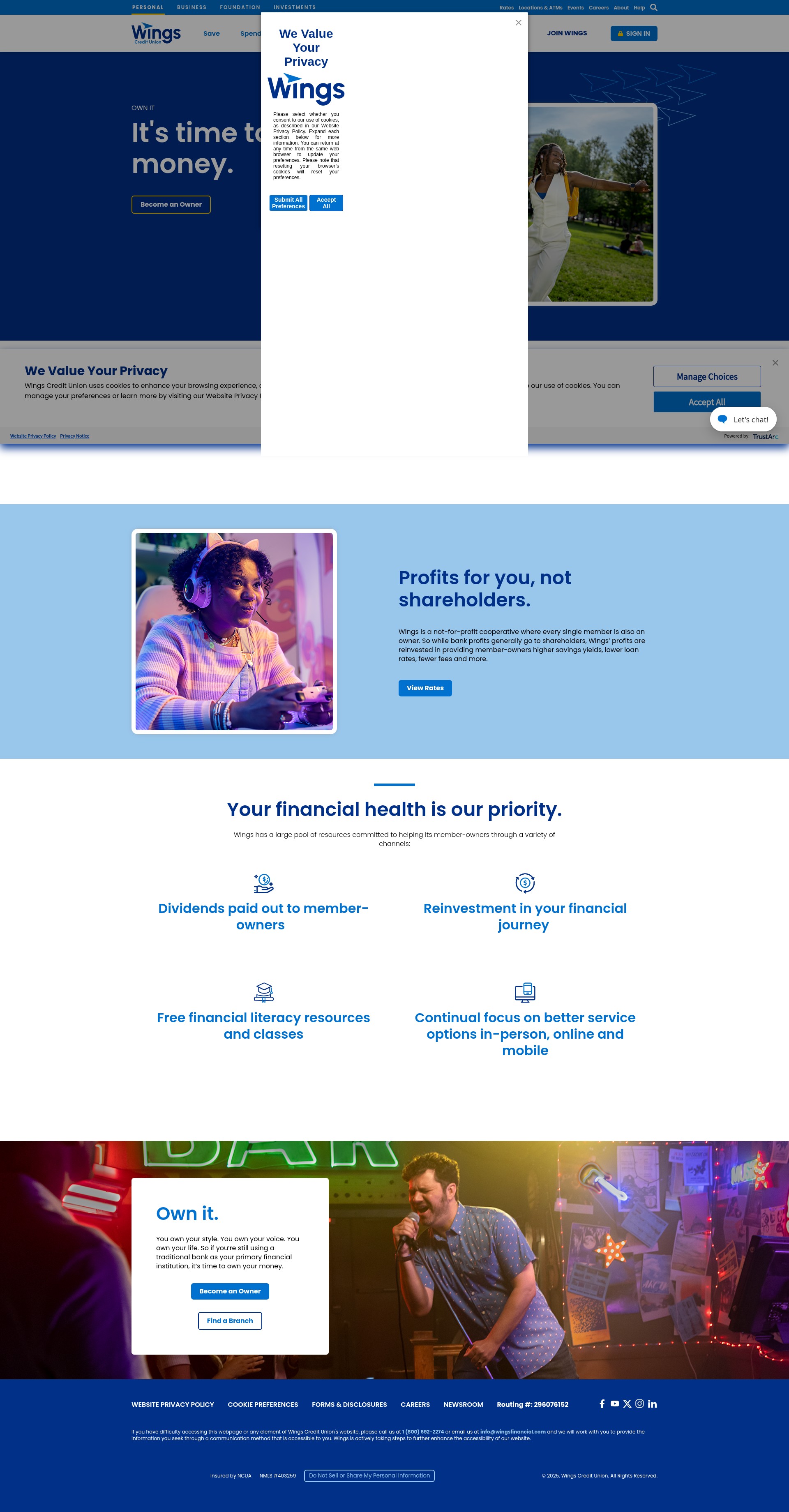 Landing Page