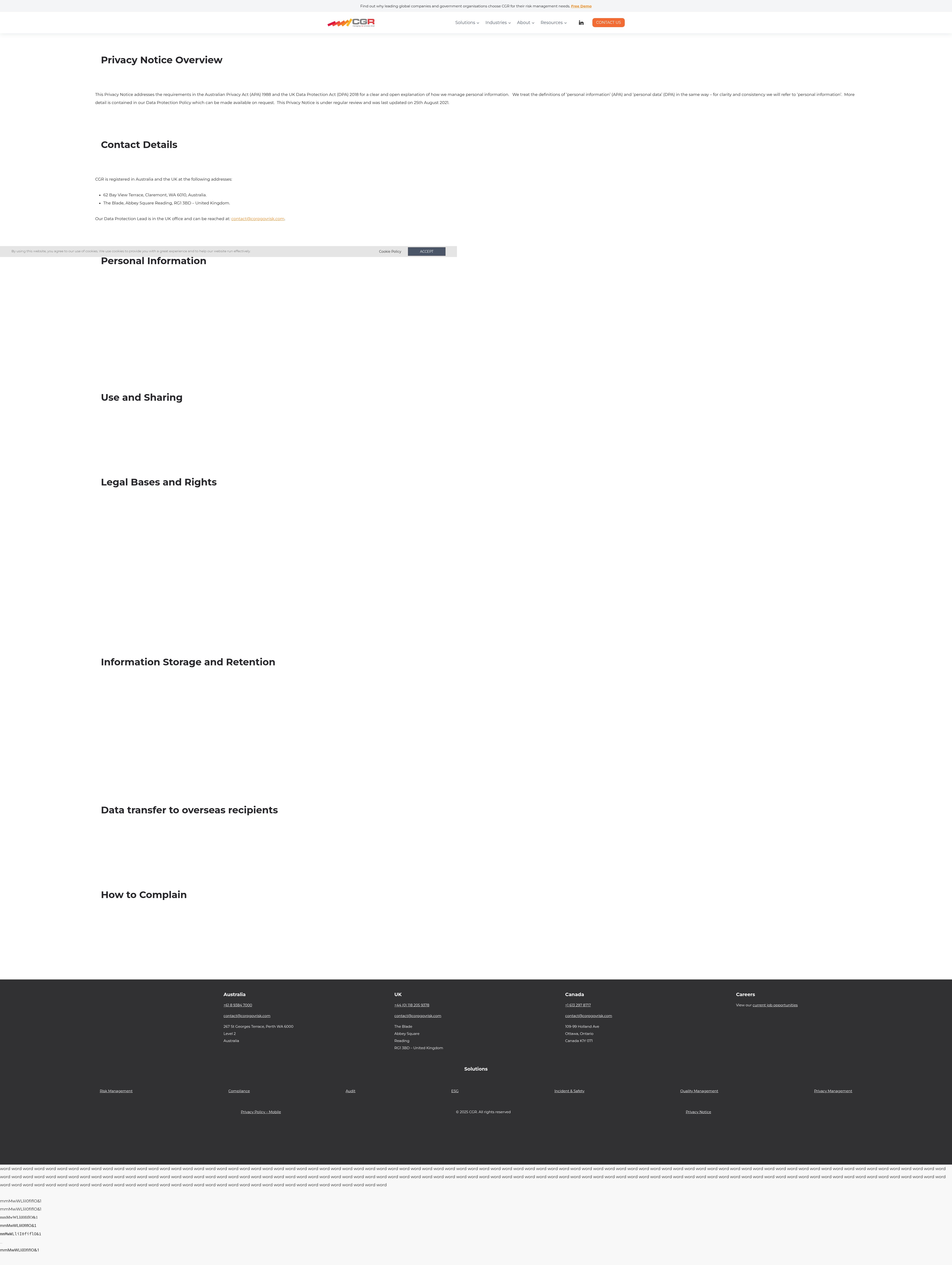 Landing Page
