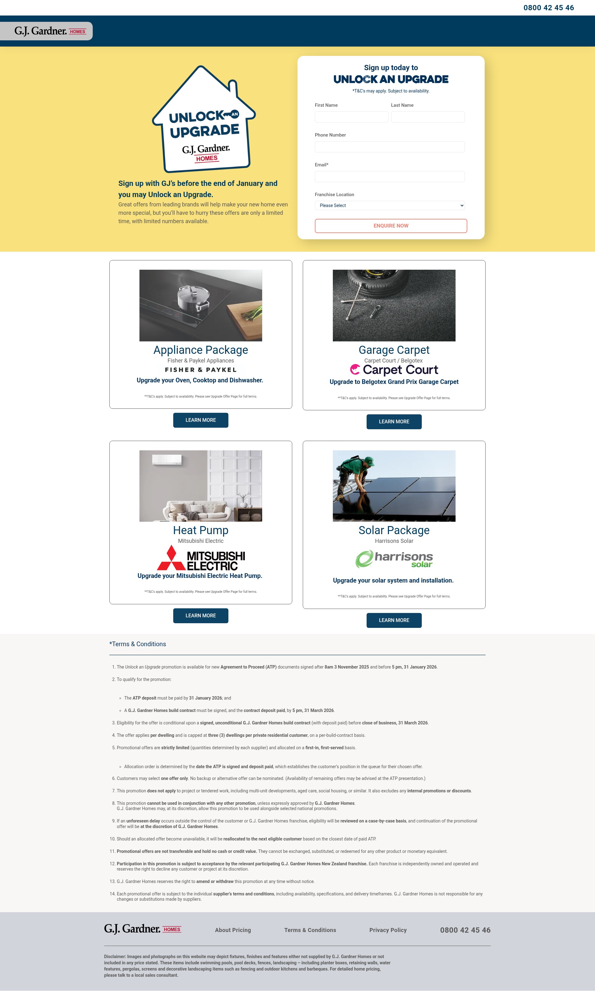 Landing Page