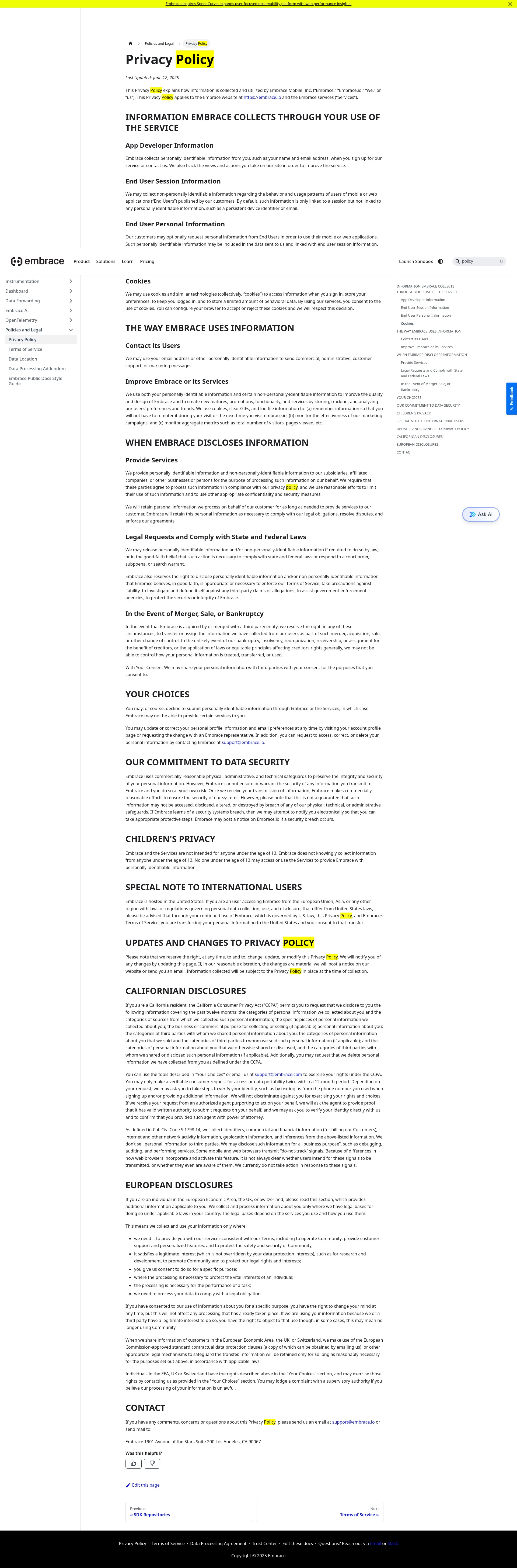 Landing Page