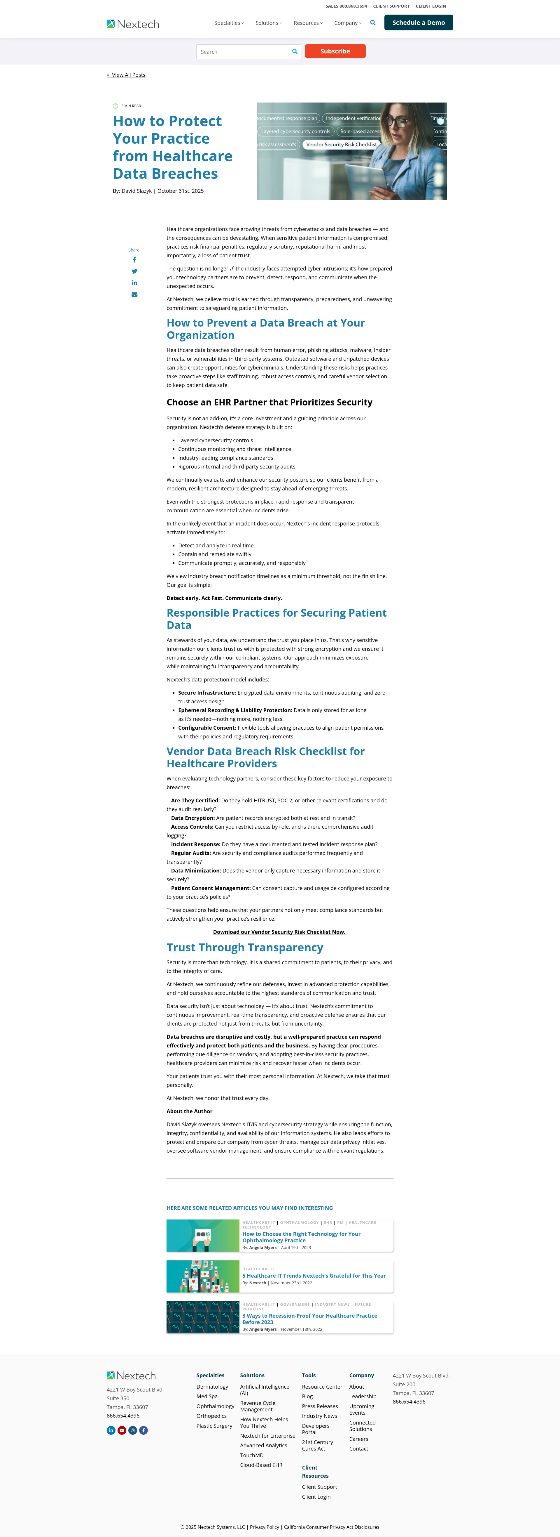 Landing Page