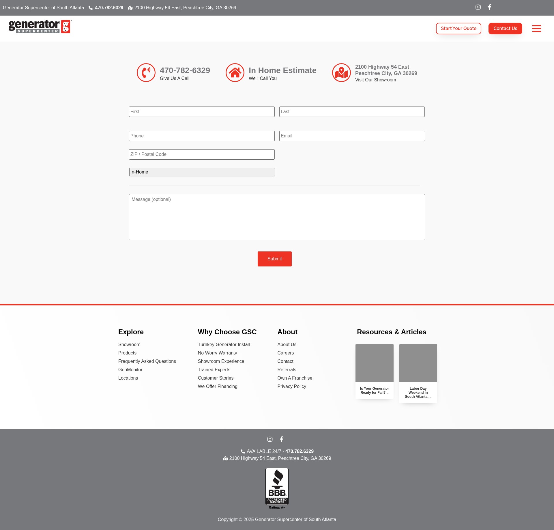 Landing Page