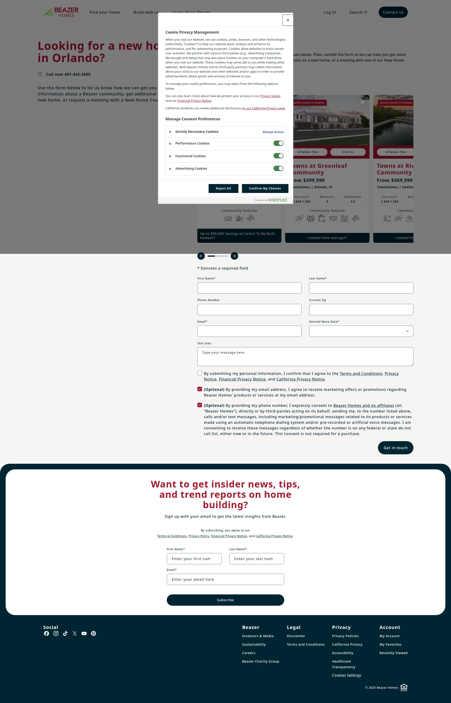 Landing Page
