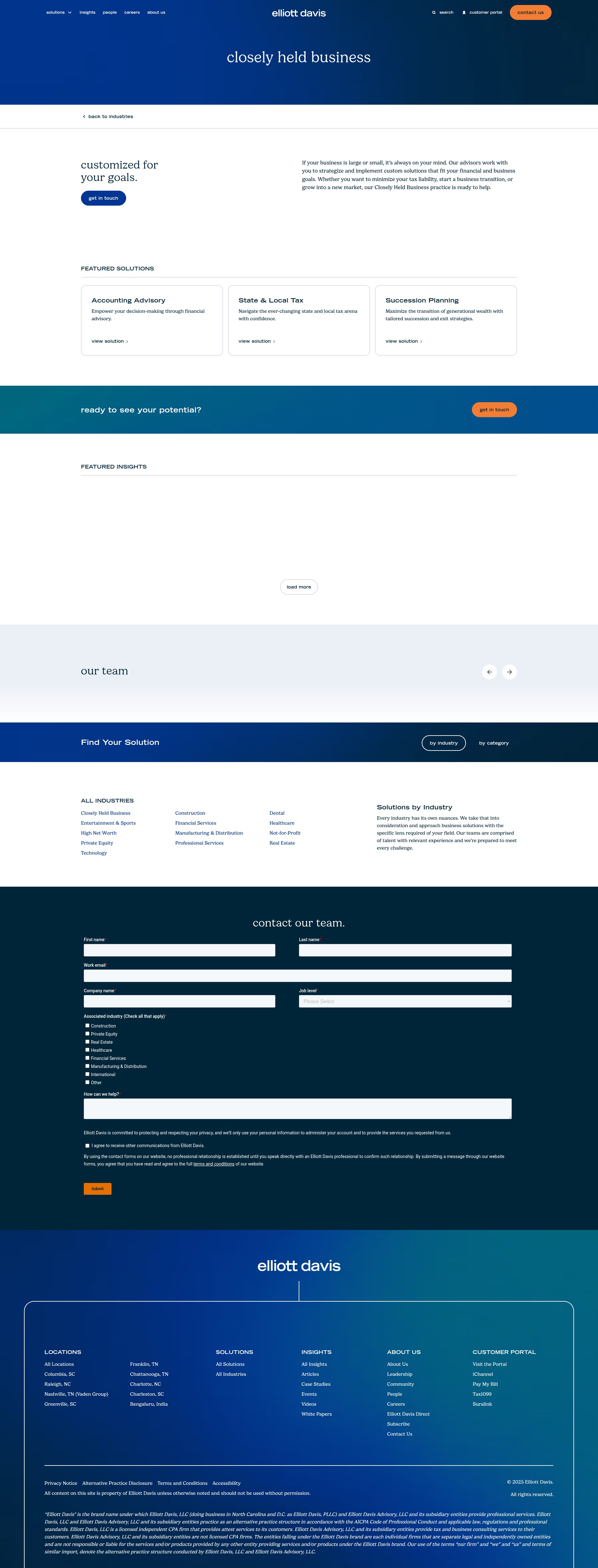 Landing Page
