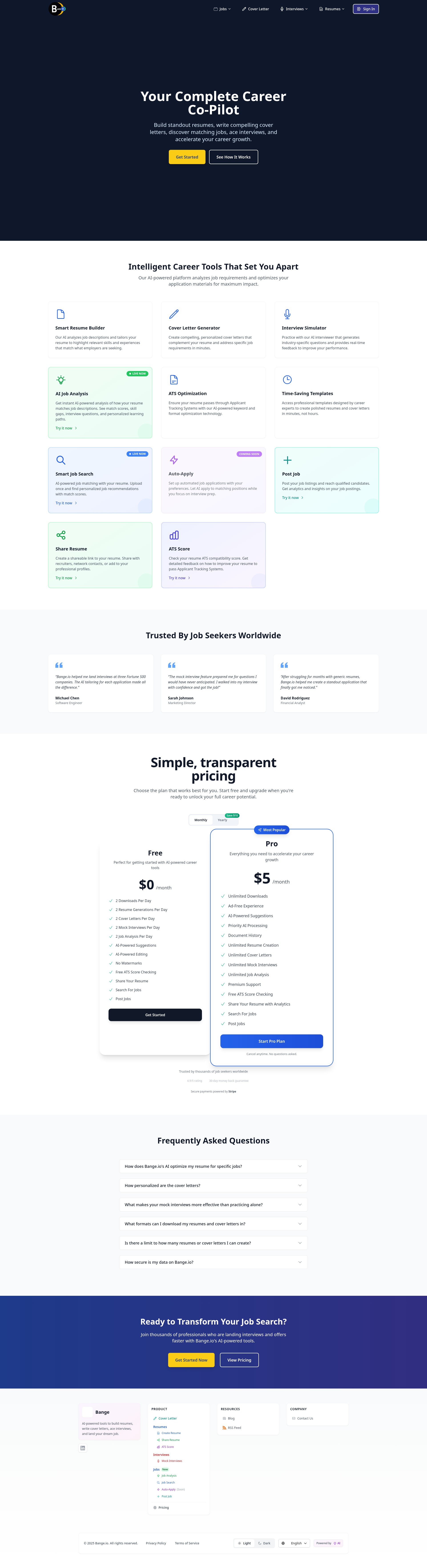 Landing Page