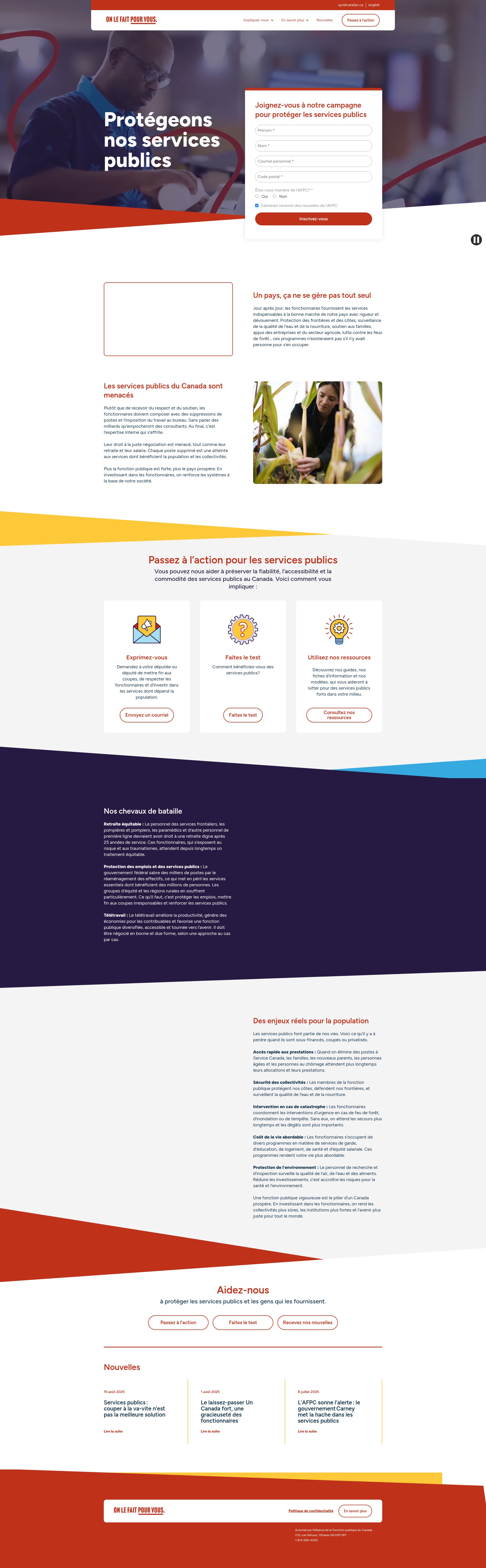Landing Page