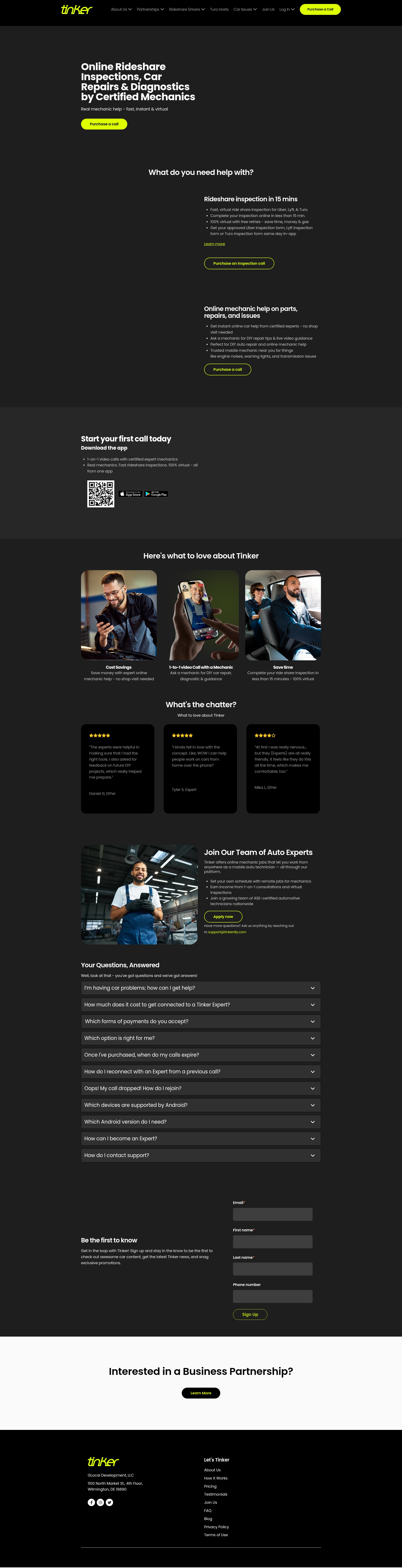 Landing Page
