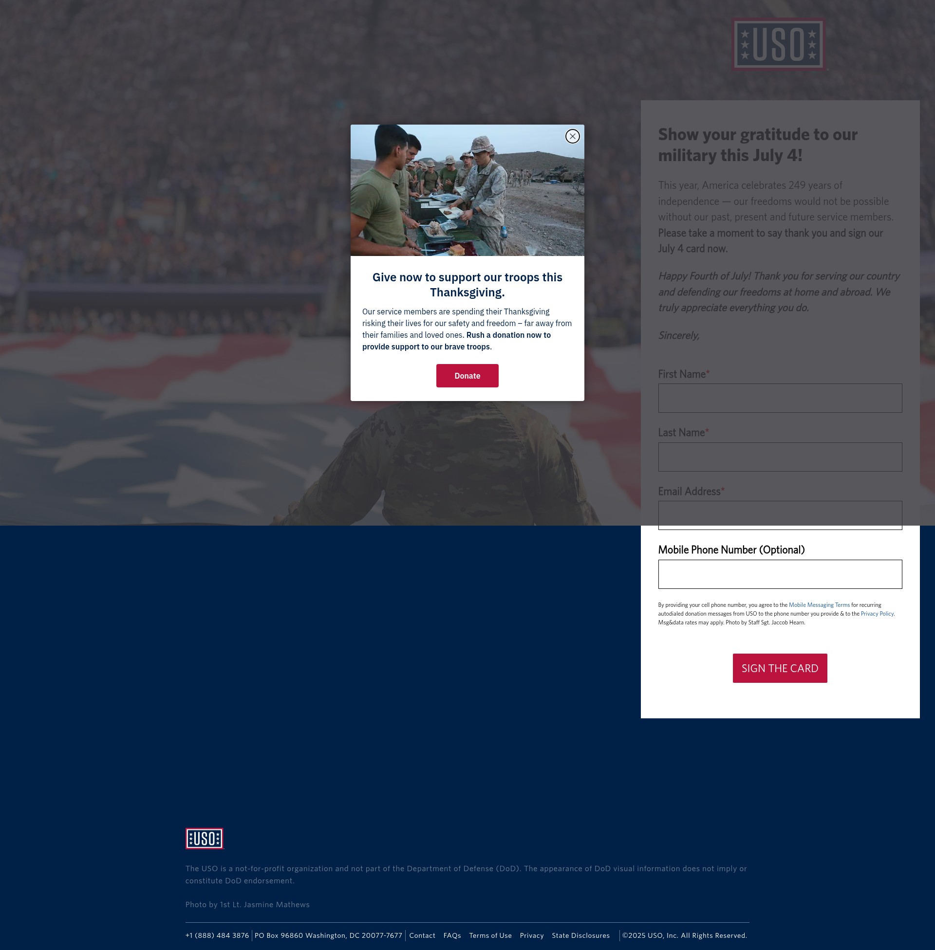 Landing Page