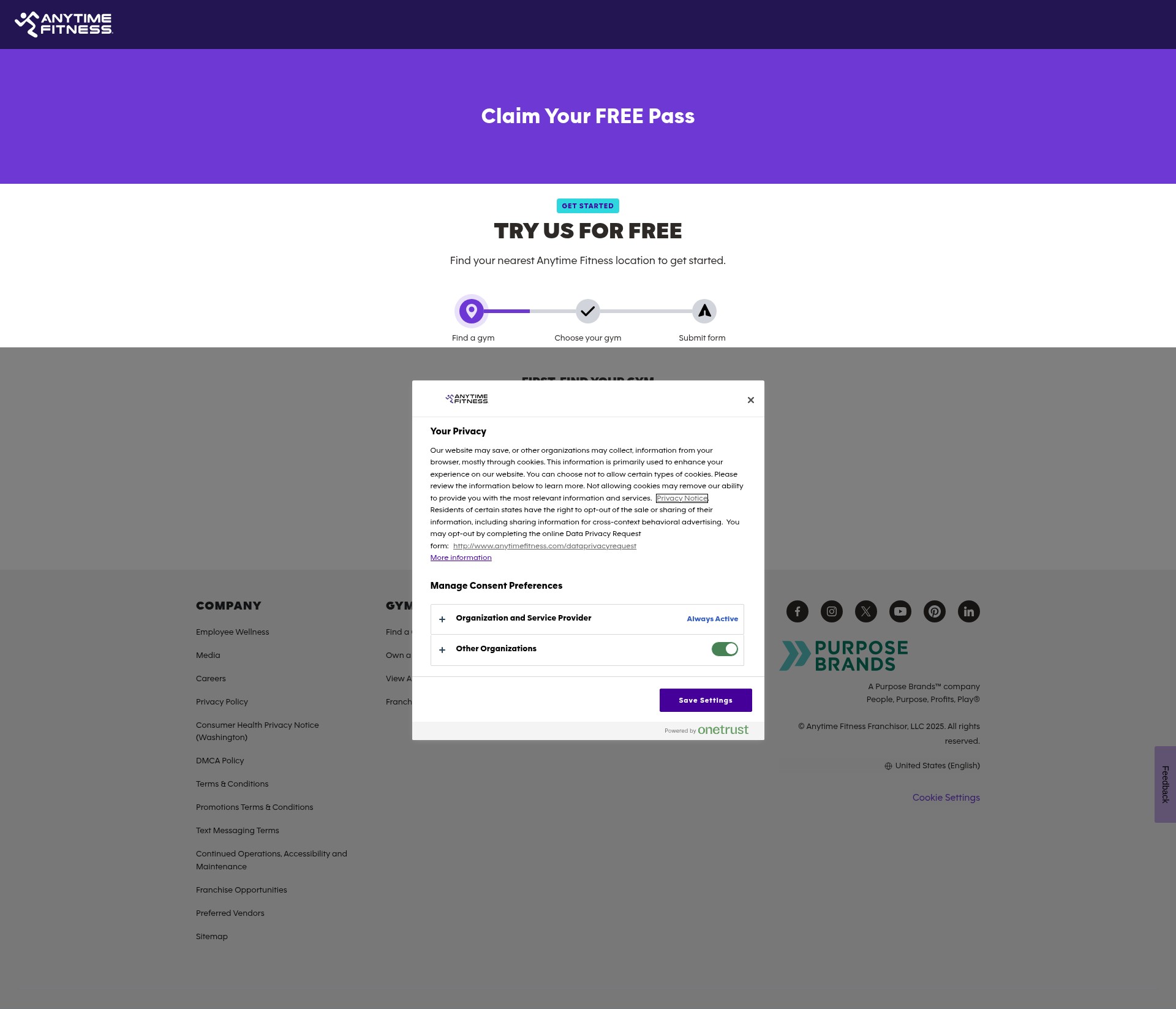Landing Page