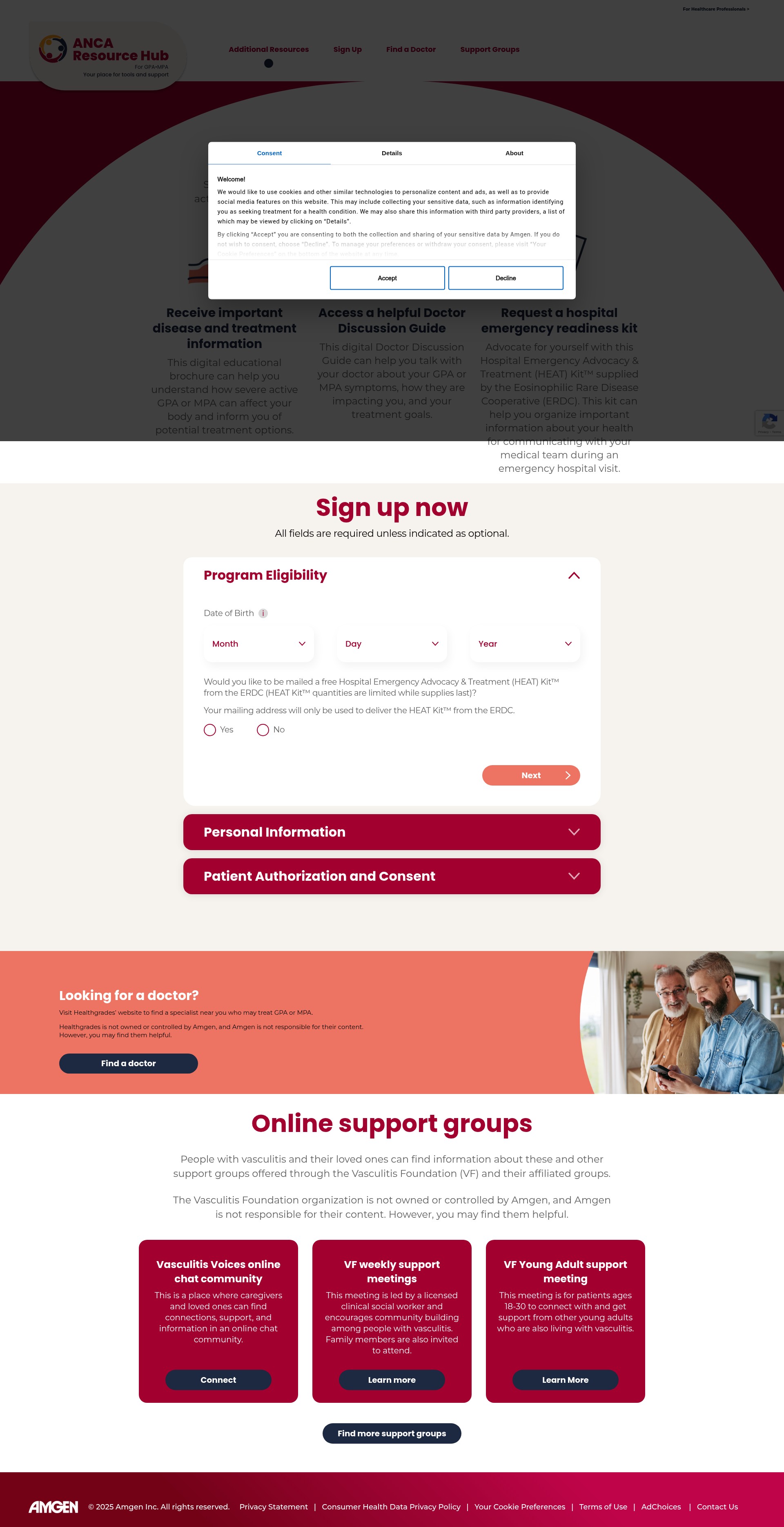 Landing Page