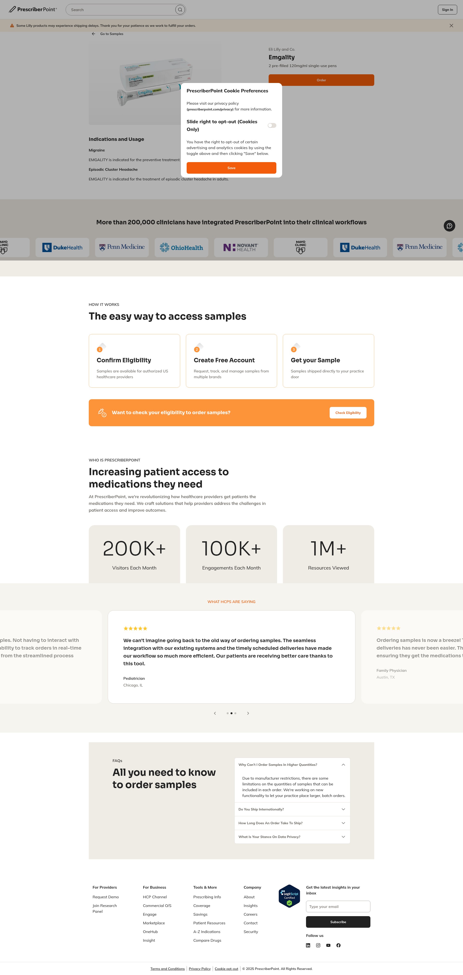 Landing Page