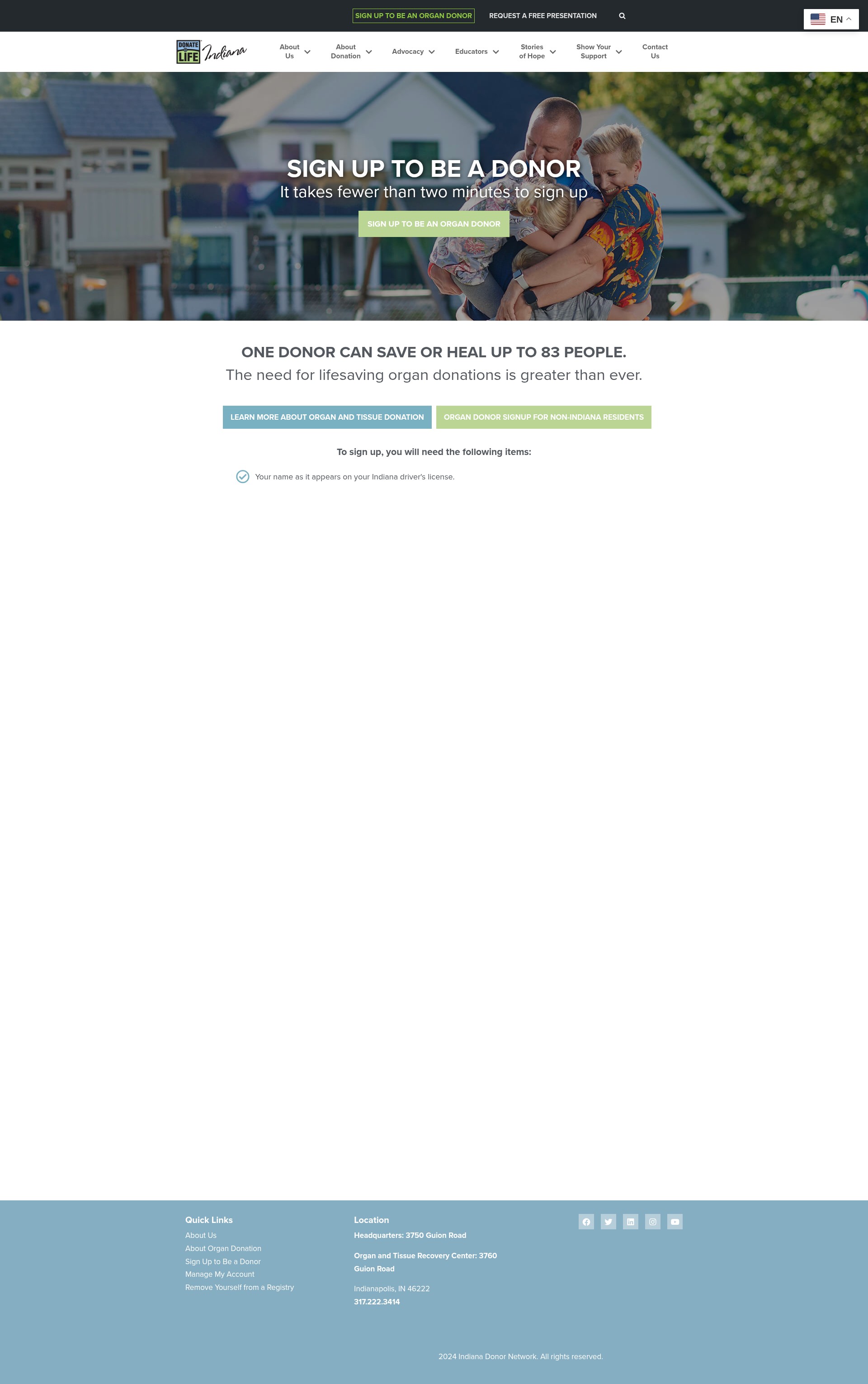 Landing Page
