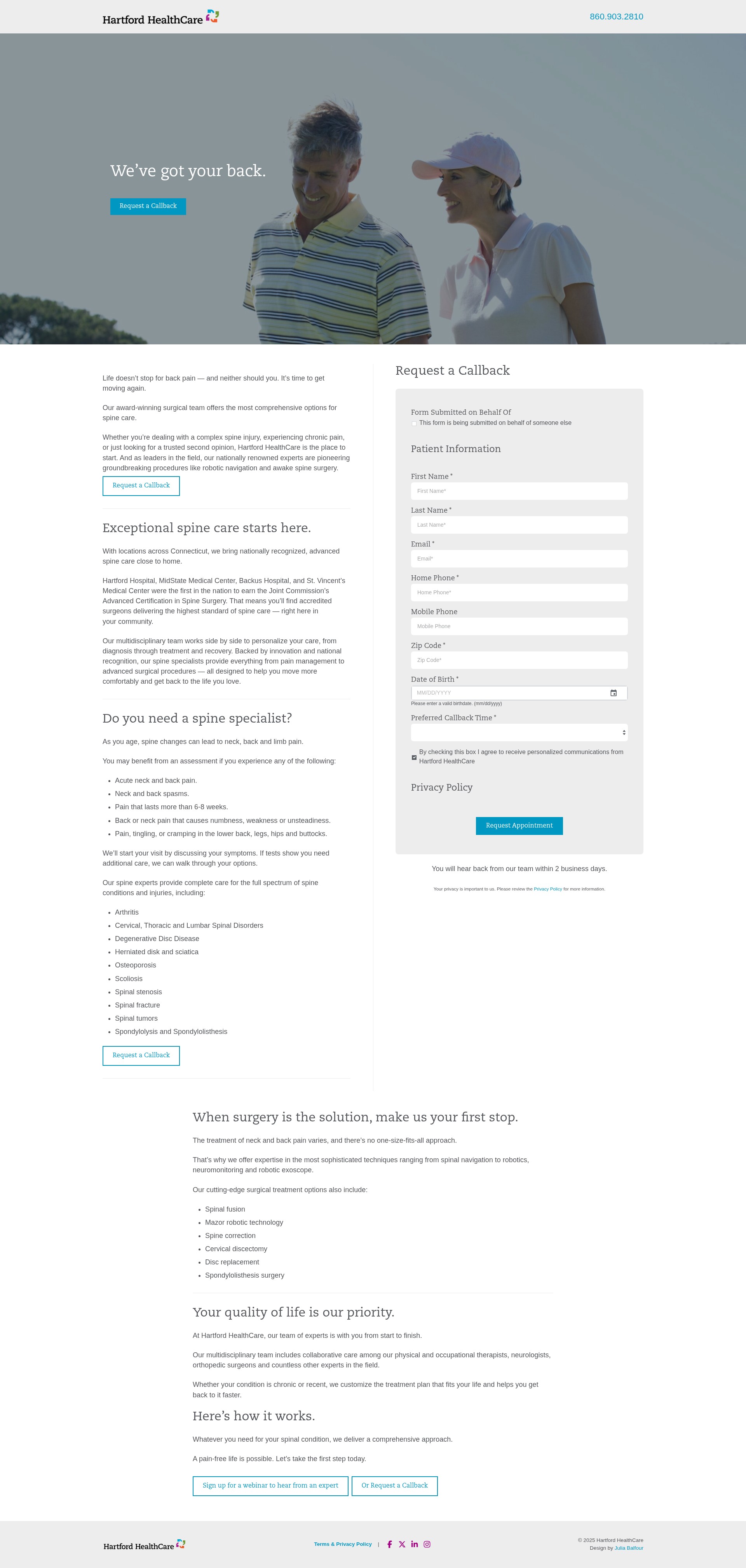 Landing Page