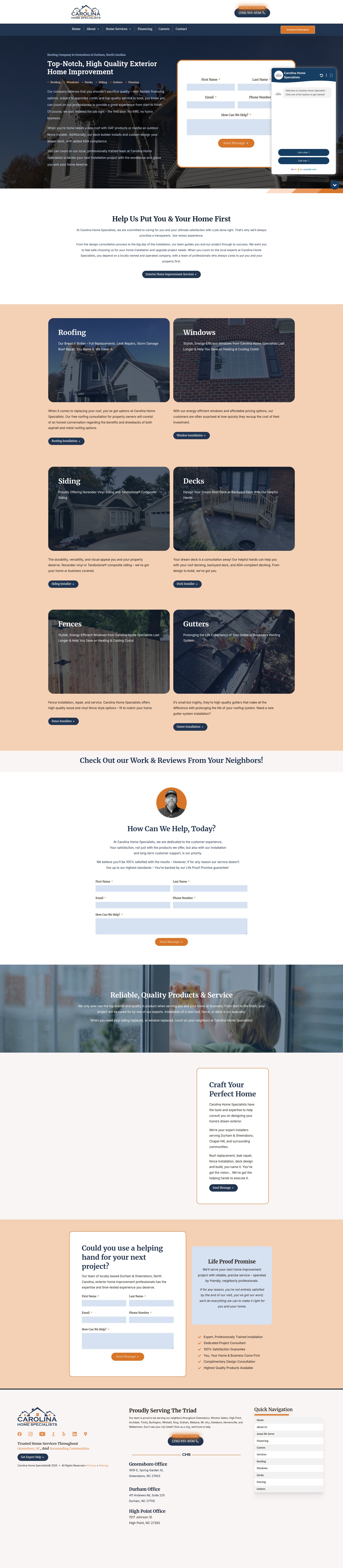 Landing Page
