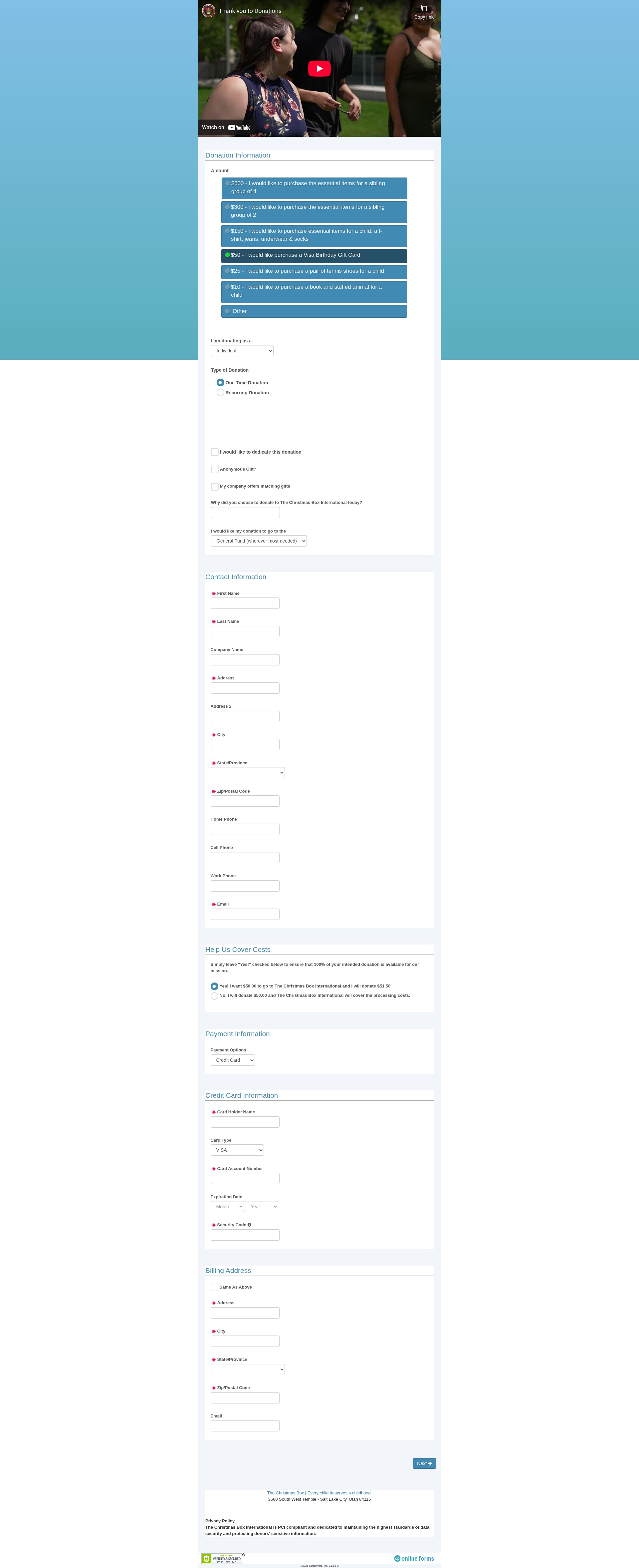 Landing Page