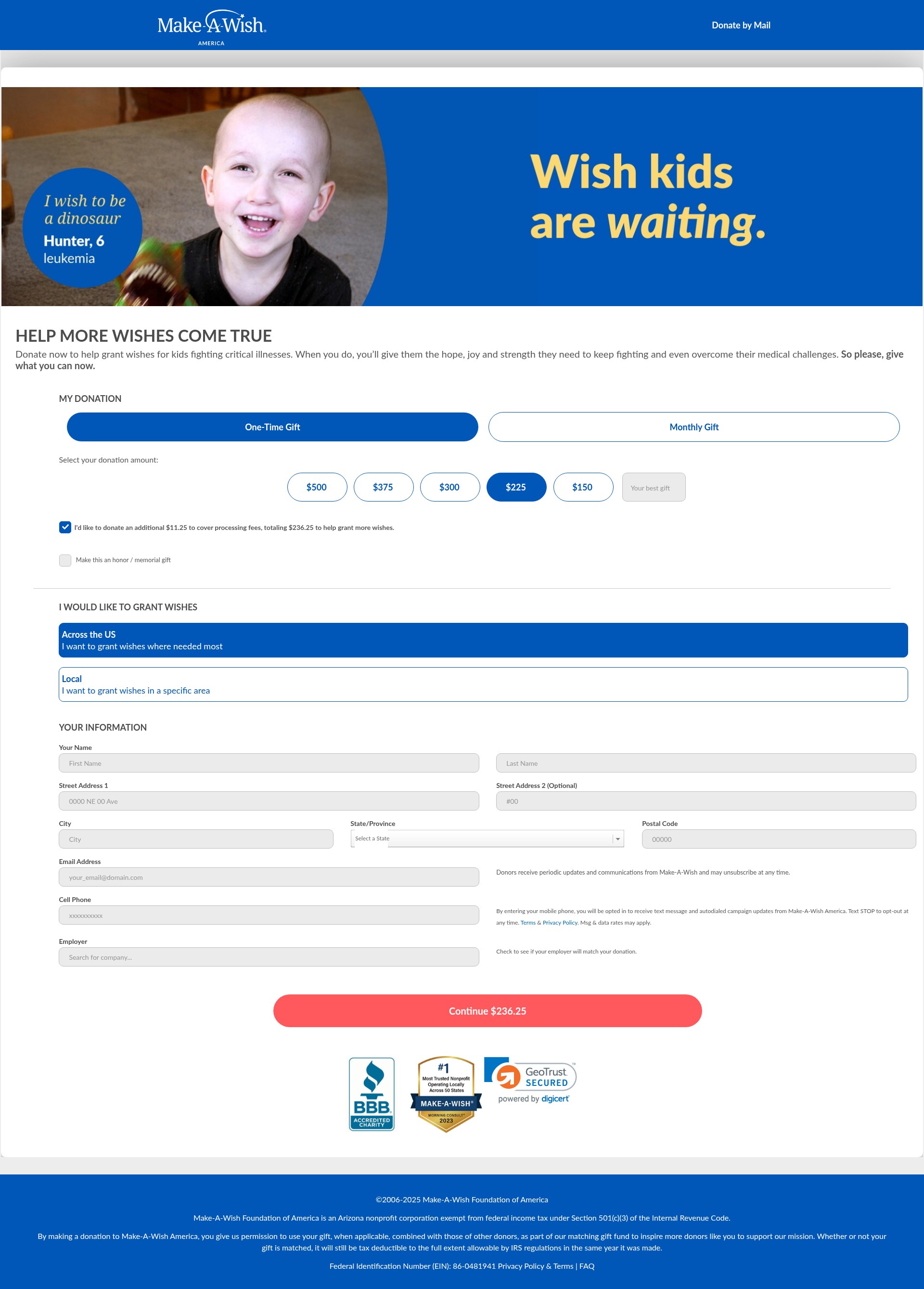 Landing Page