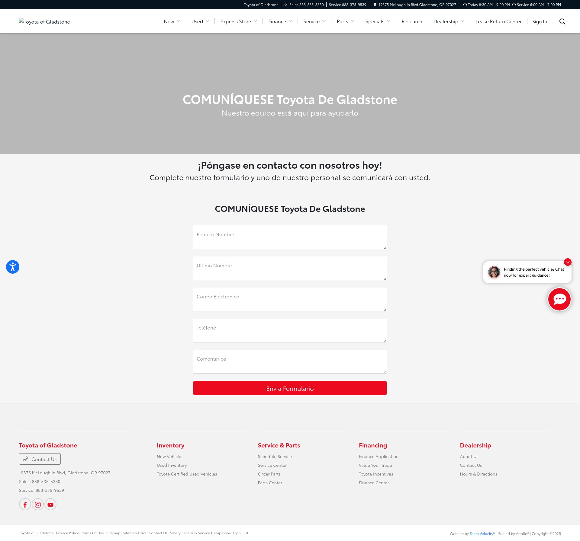 Landing Page