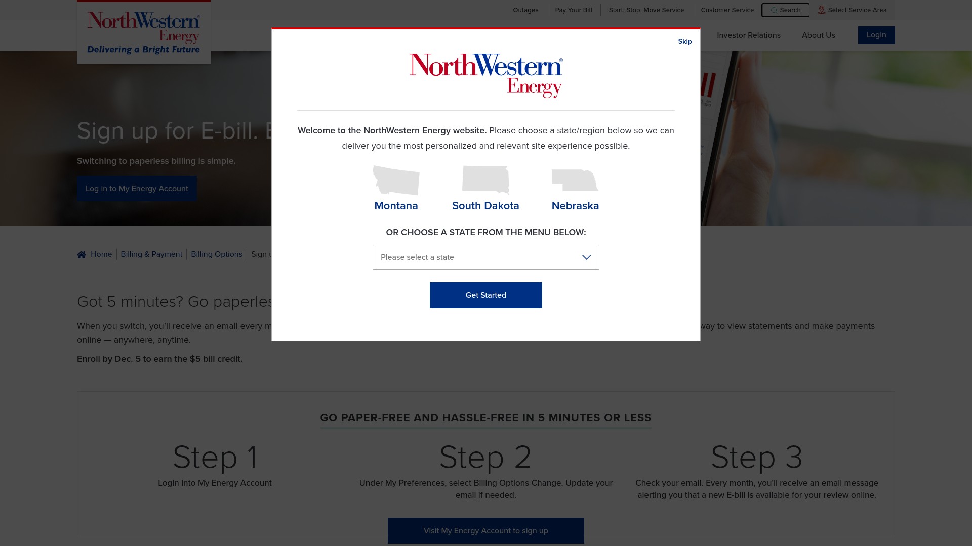 Landing Page
