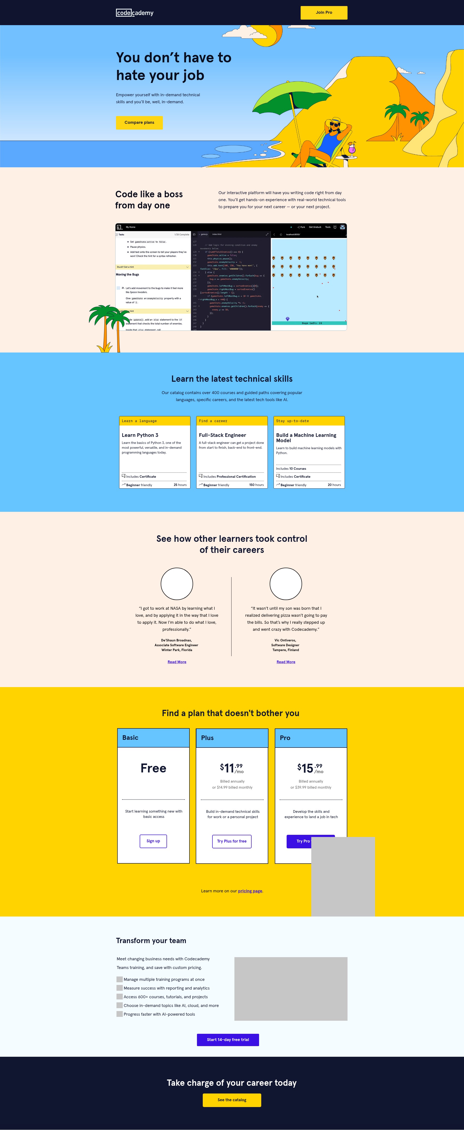 Landing Page