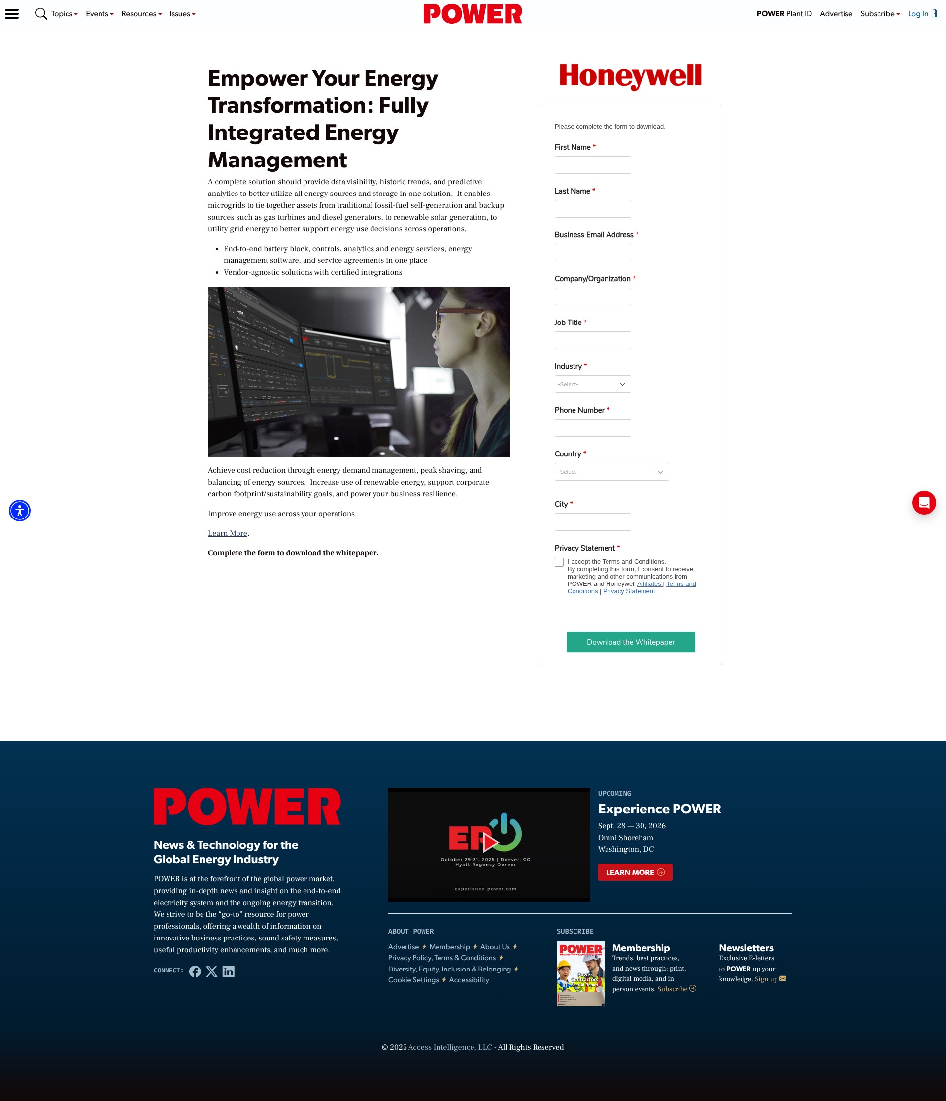 Landing Page