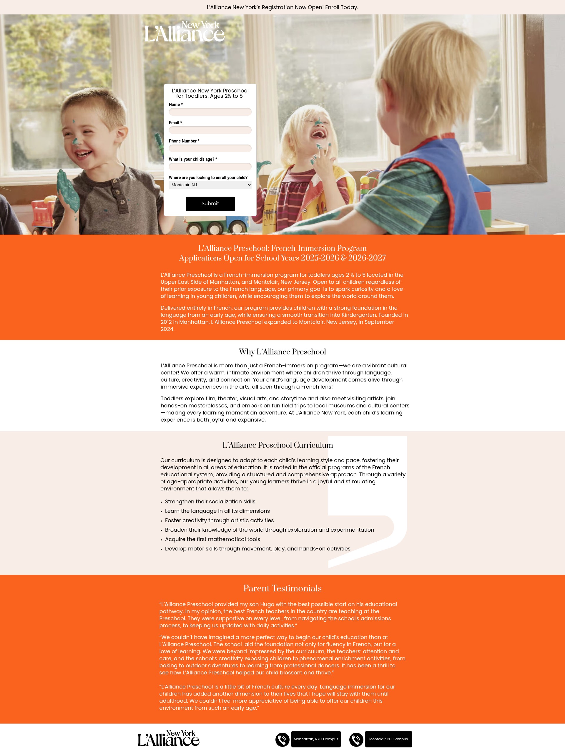 Landing Page