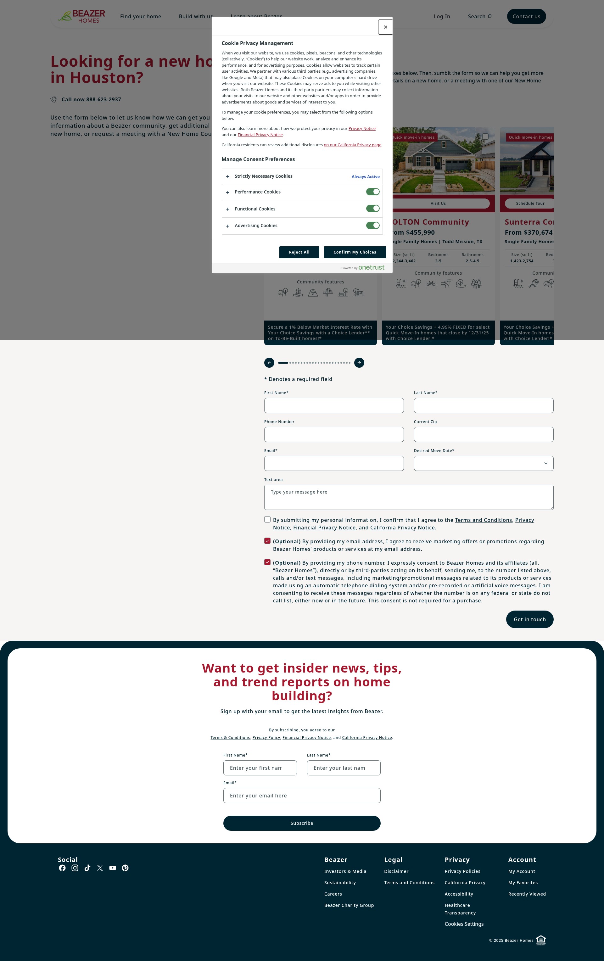 Landing Page