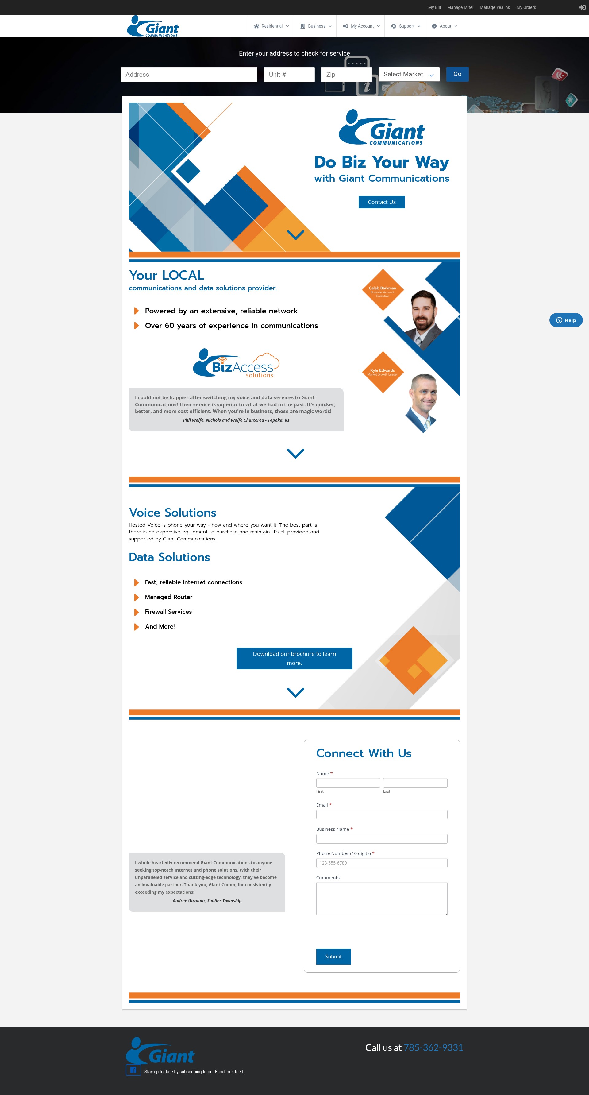Landing Page