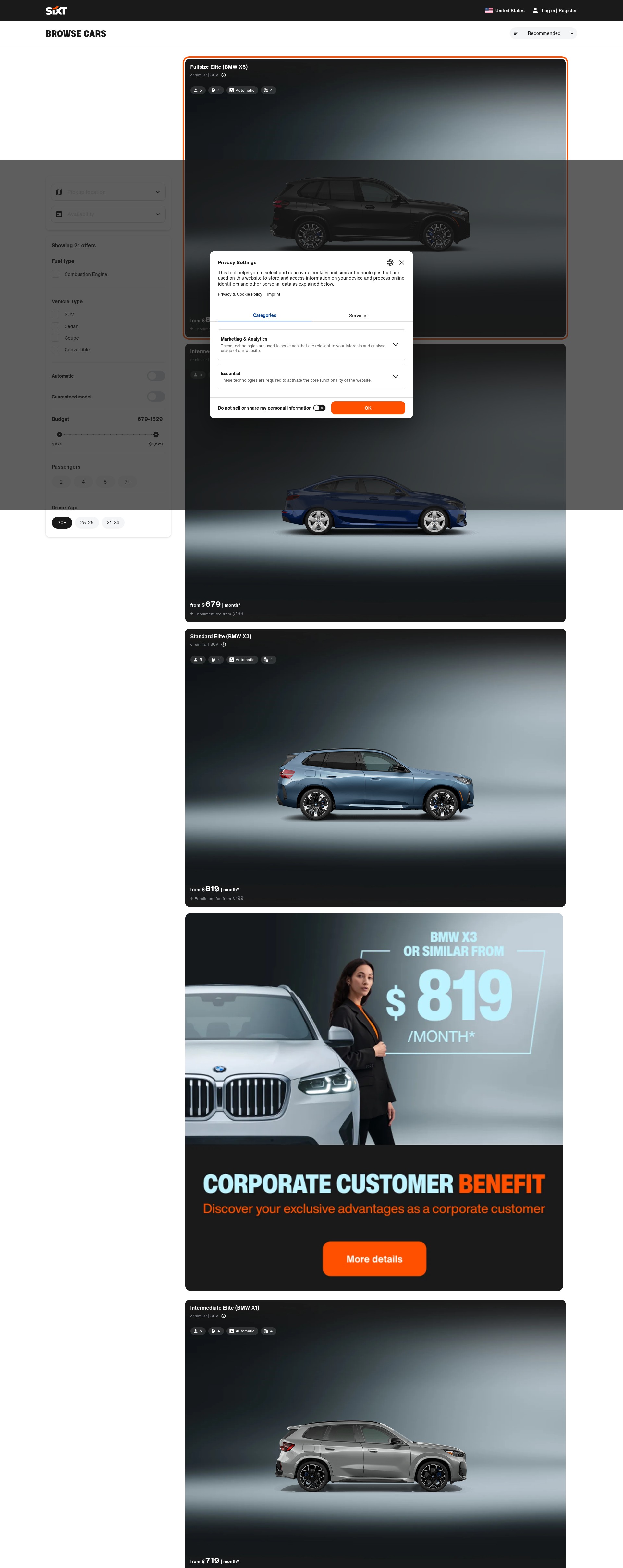 Landing Page