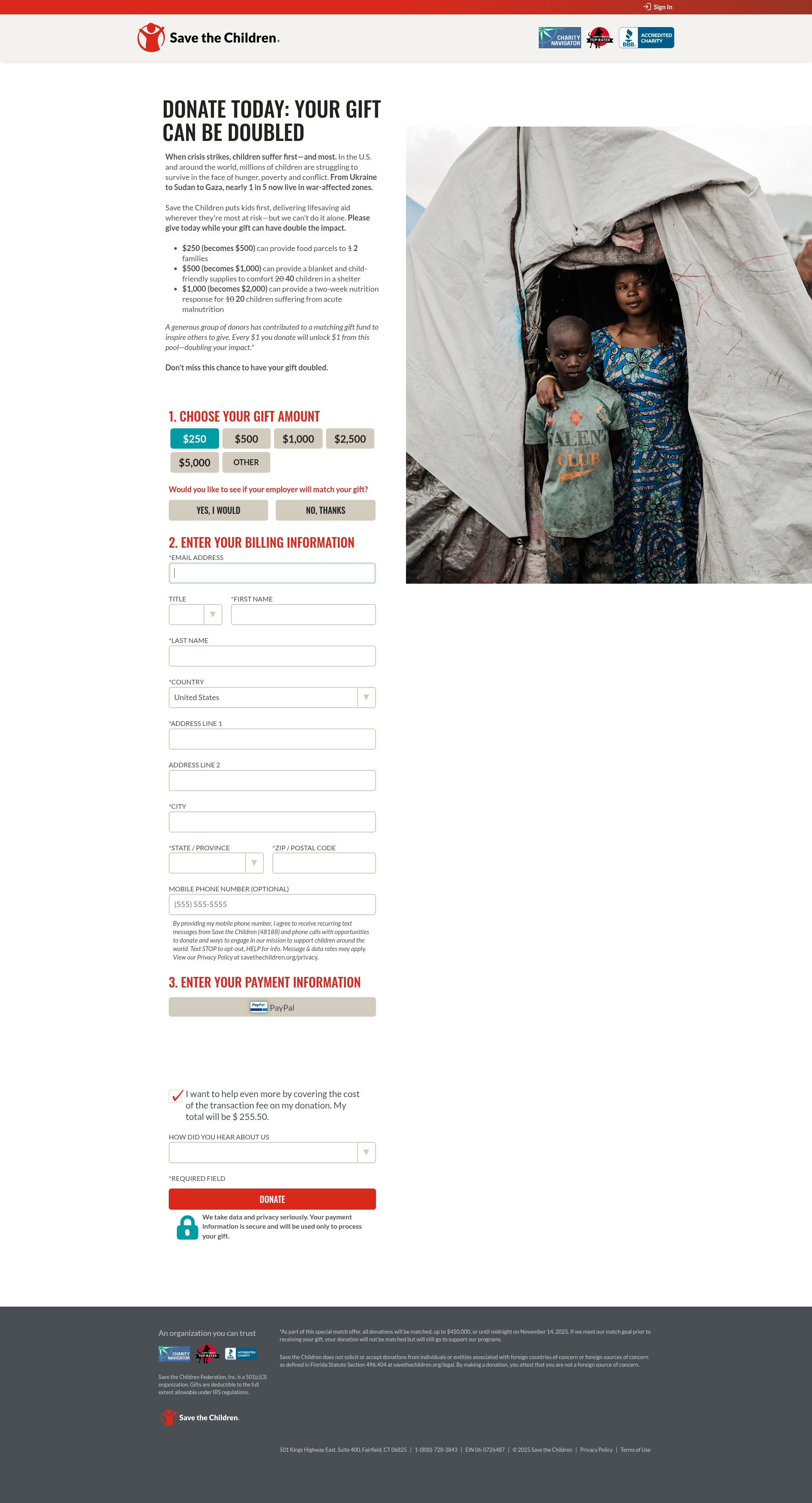 Landing Page