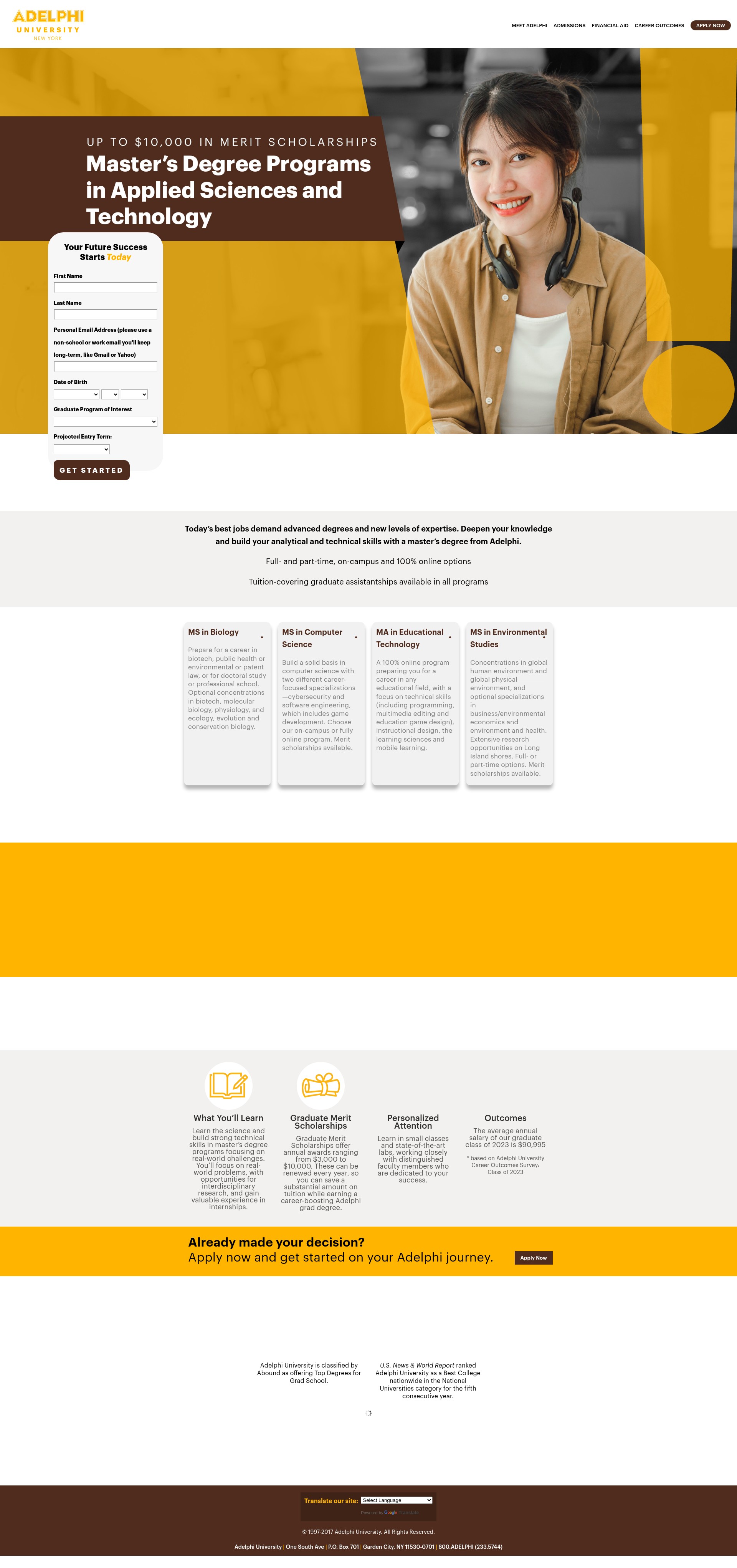 Landing Page